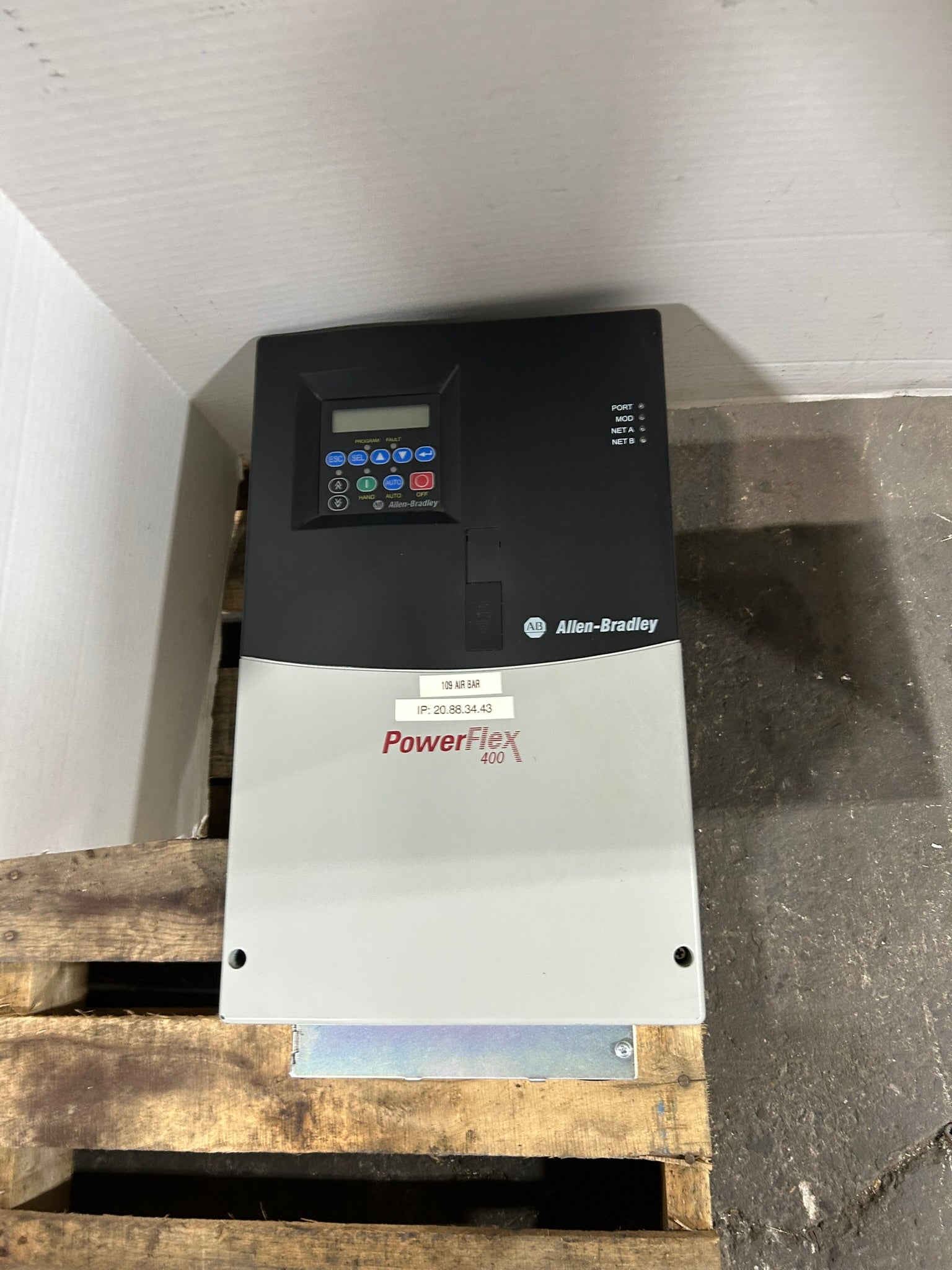 Allen Bradley 22C-D038A103 PowerFlex 400 AC Drive Series A