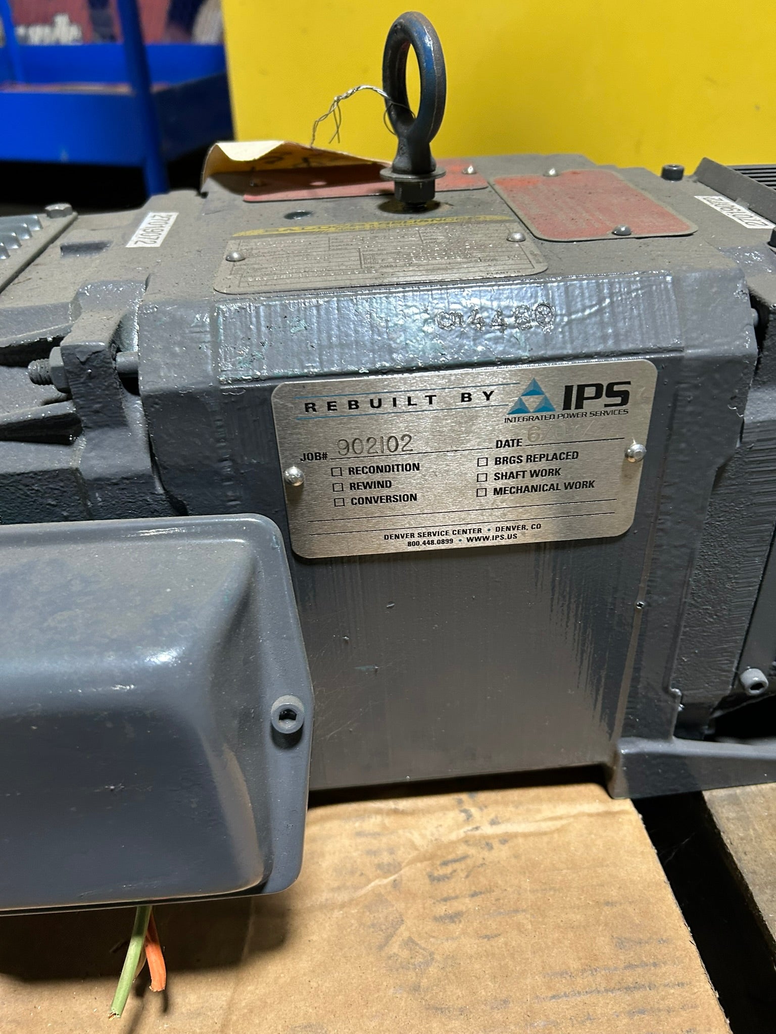 Baldor Reliance 018-A000-0007 Electric Motor with Tamagawa 800123-R FA-Solver