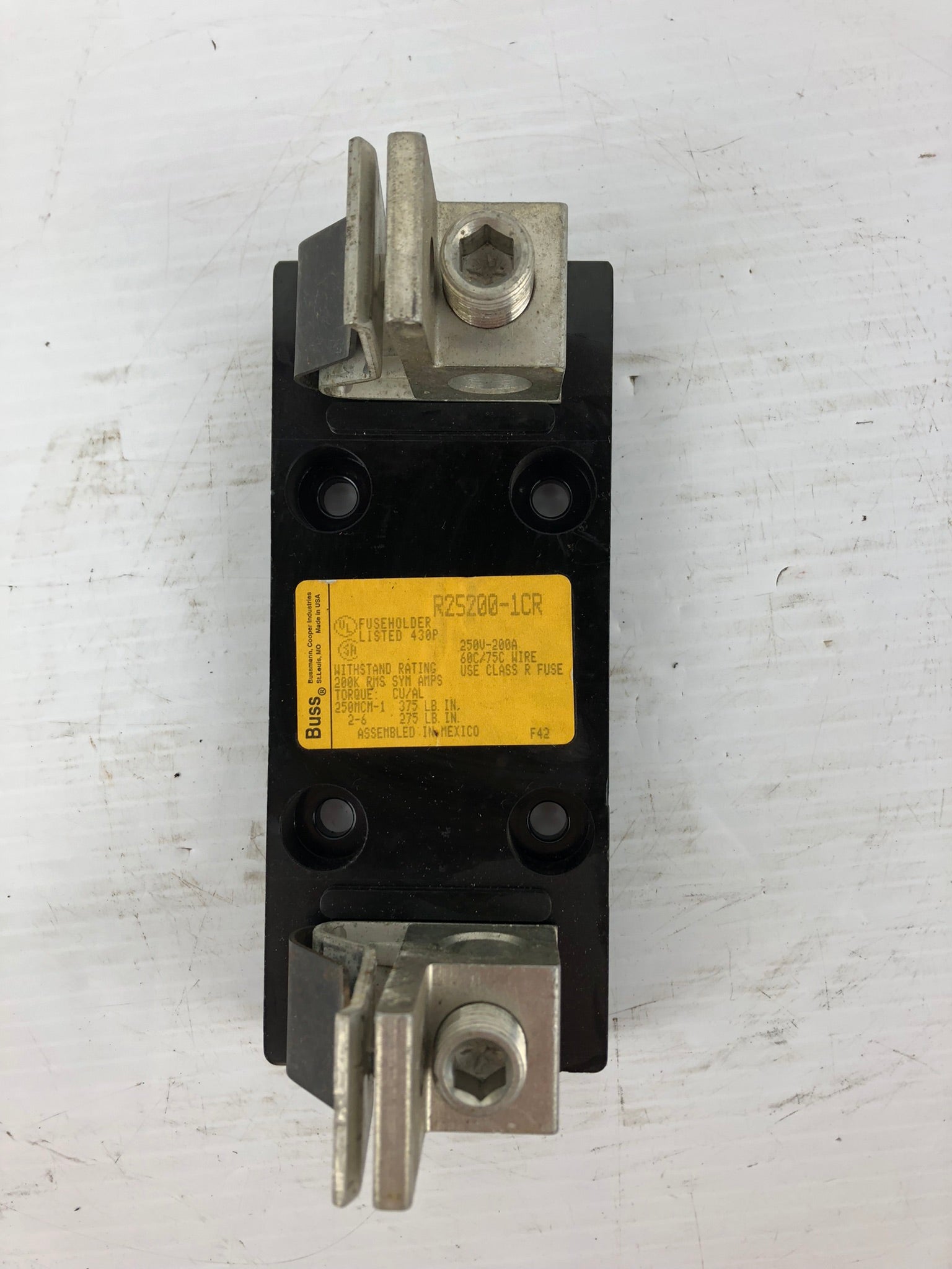 Buss R25200-1CR Fuse Holder 250V 200A