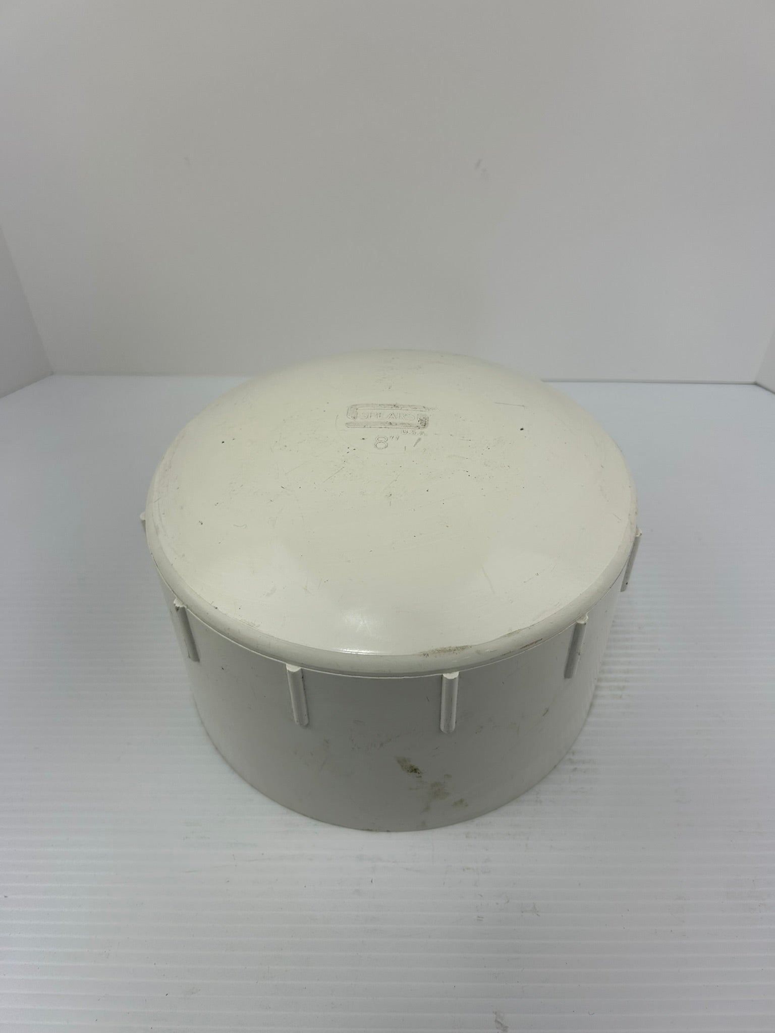 Spears D2466 PVC 1 White Cap SCH40 8" Round