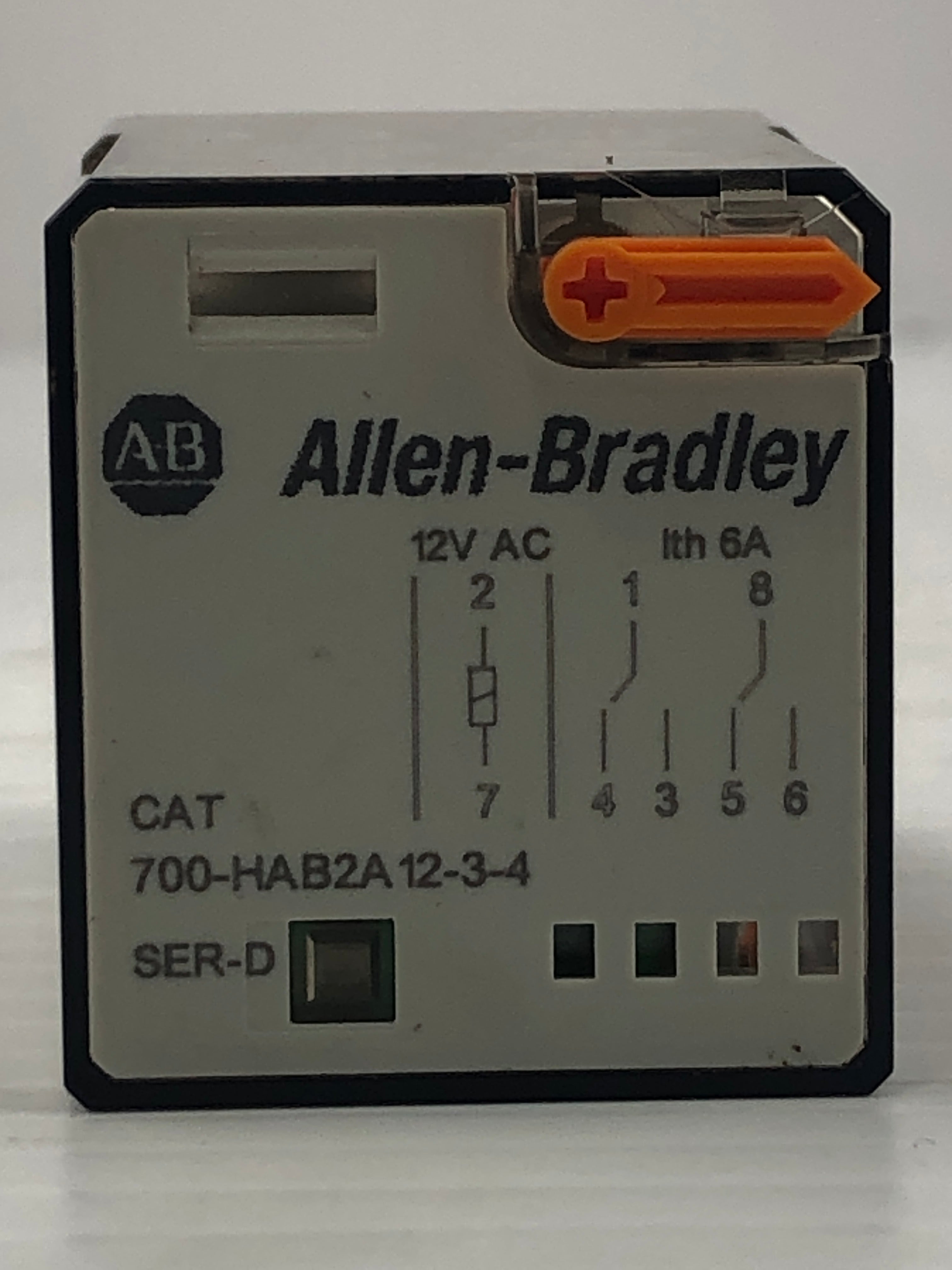 Allen-Bradely 700-HAB2A-12-3-4 Relay Series D