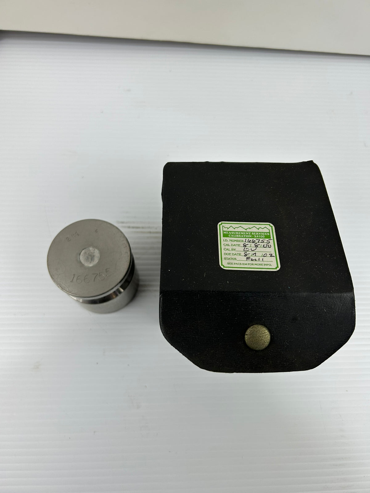 166755 Precision Calibration 2kg Test Weight Stainless Laboratory Scale Balance