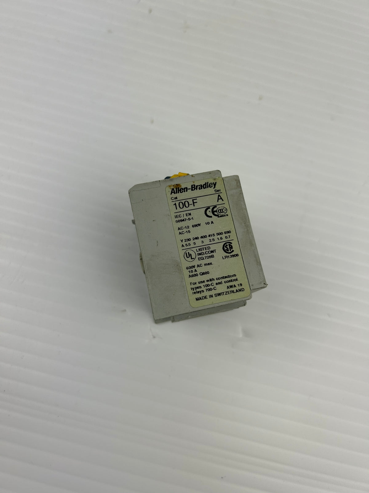 Allen-Bradley 100-F Contact Block Series A