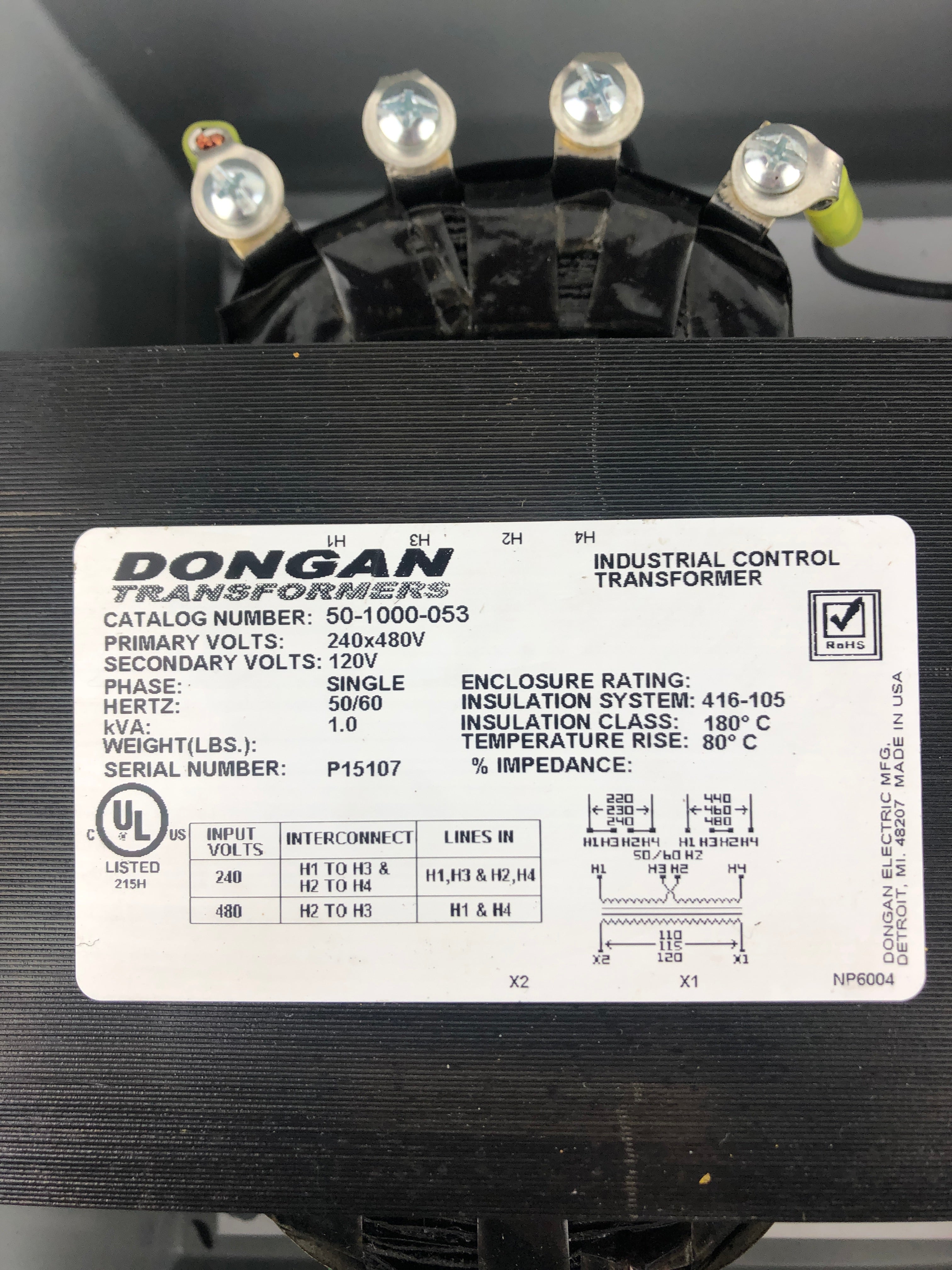 Hoffman A1210CHS Electrical Enclosure 10-1/2" x 12-1/2" Type 12,13 with Switch