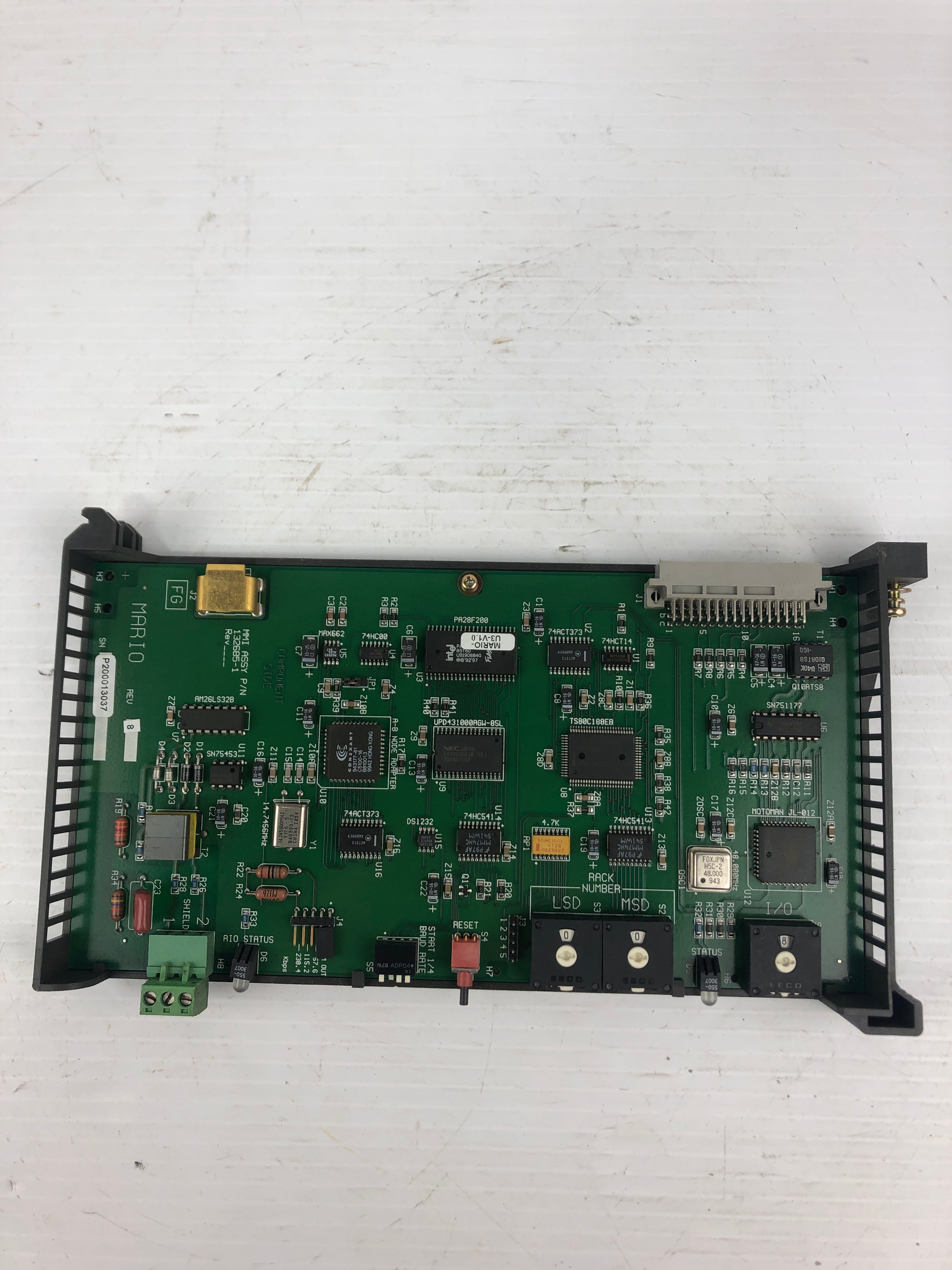 Mario 132685-1 MMI Assembly Circuit Board Rev. 8