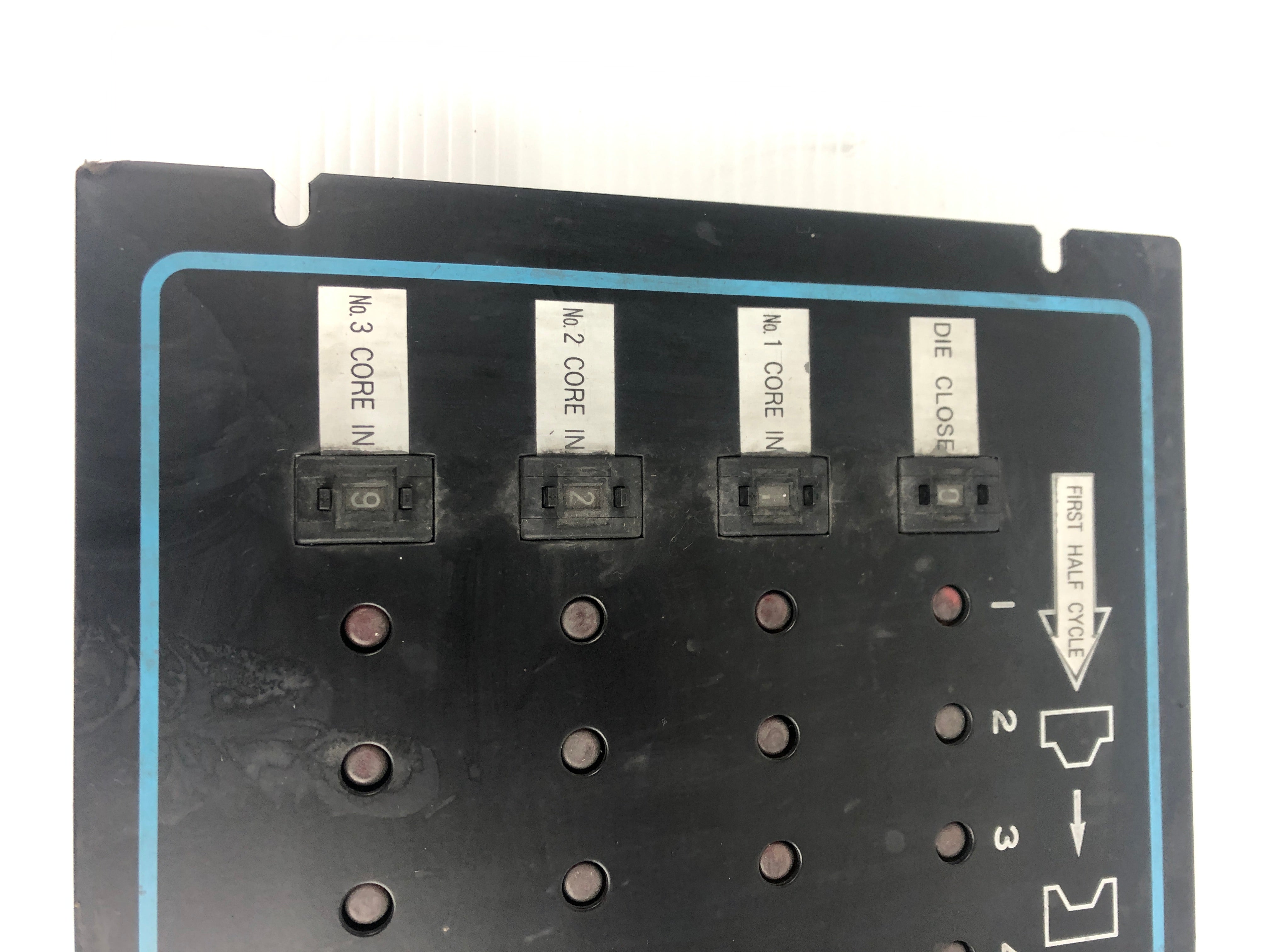 UBE 1044-260 Control Panel Cycle Select 1994-08-11