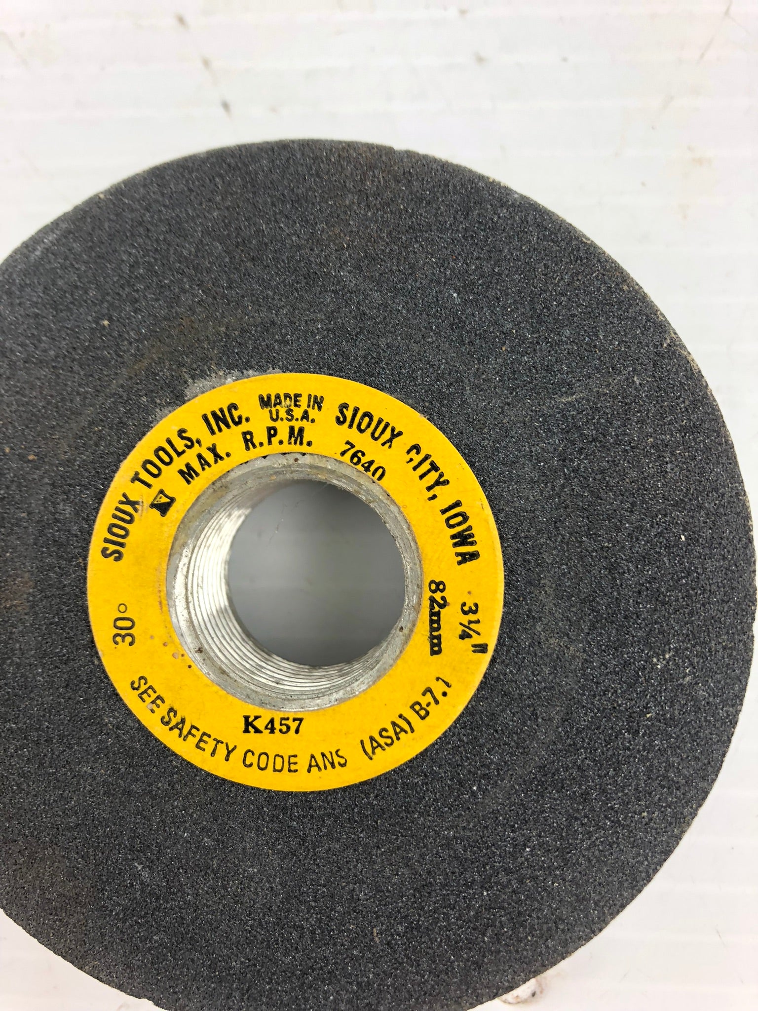 Sioux Tools Inc. K457 Valve Slat Wheel 3-1/4"-30-FIN 82mm 7640 RPM