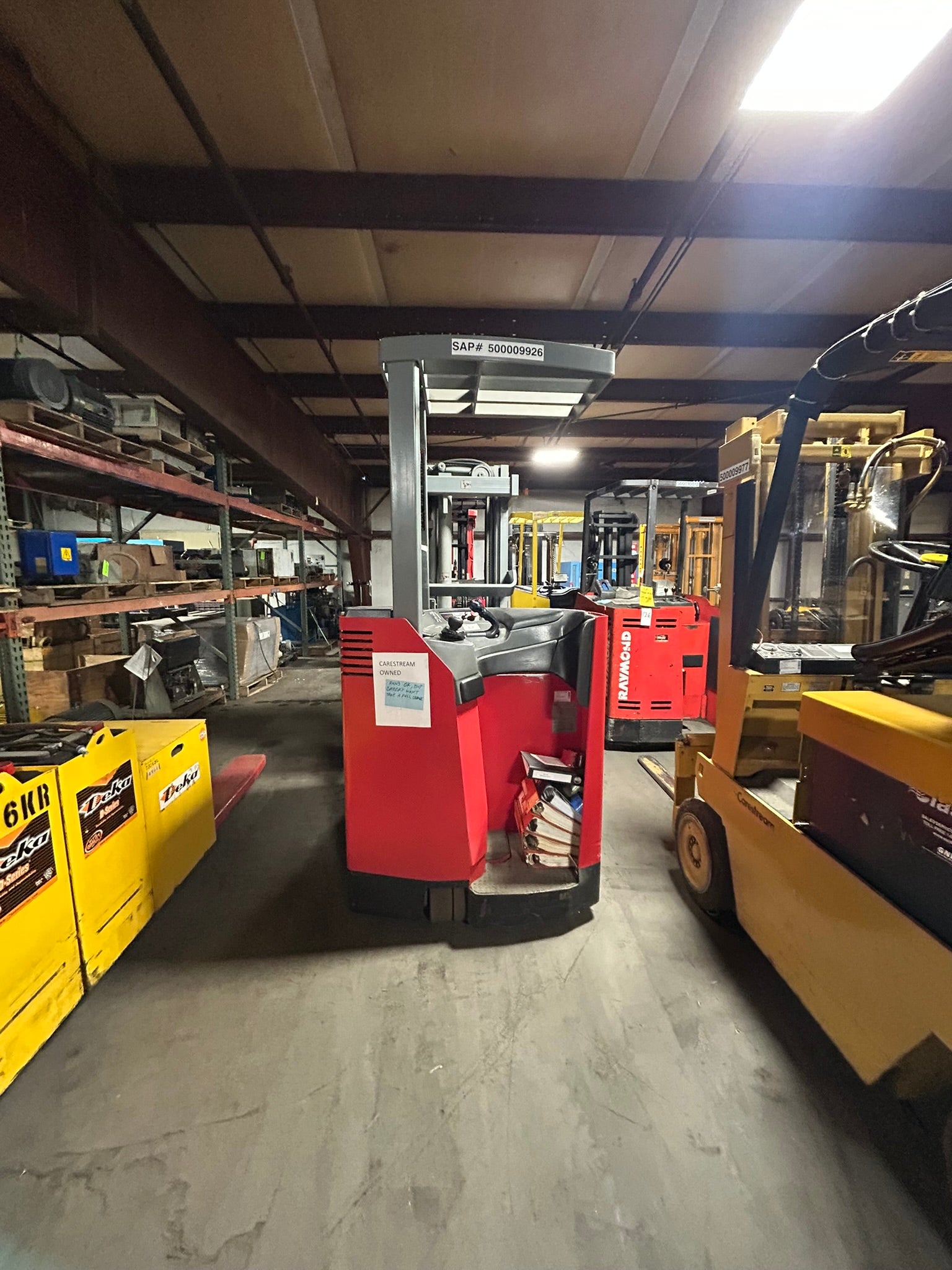 Raymond Dockstocker DSS350TT Electric Stand-Up Forklift Truck 3500 Lb. 36V