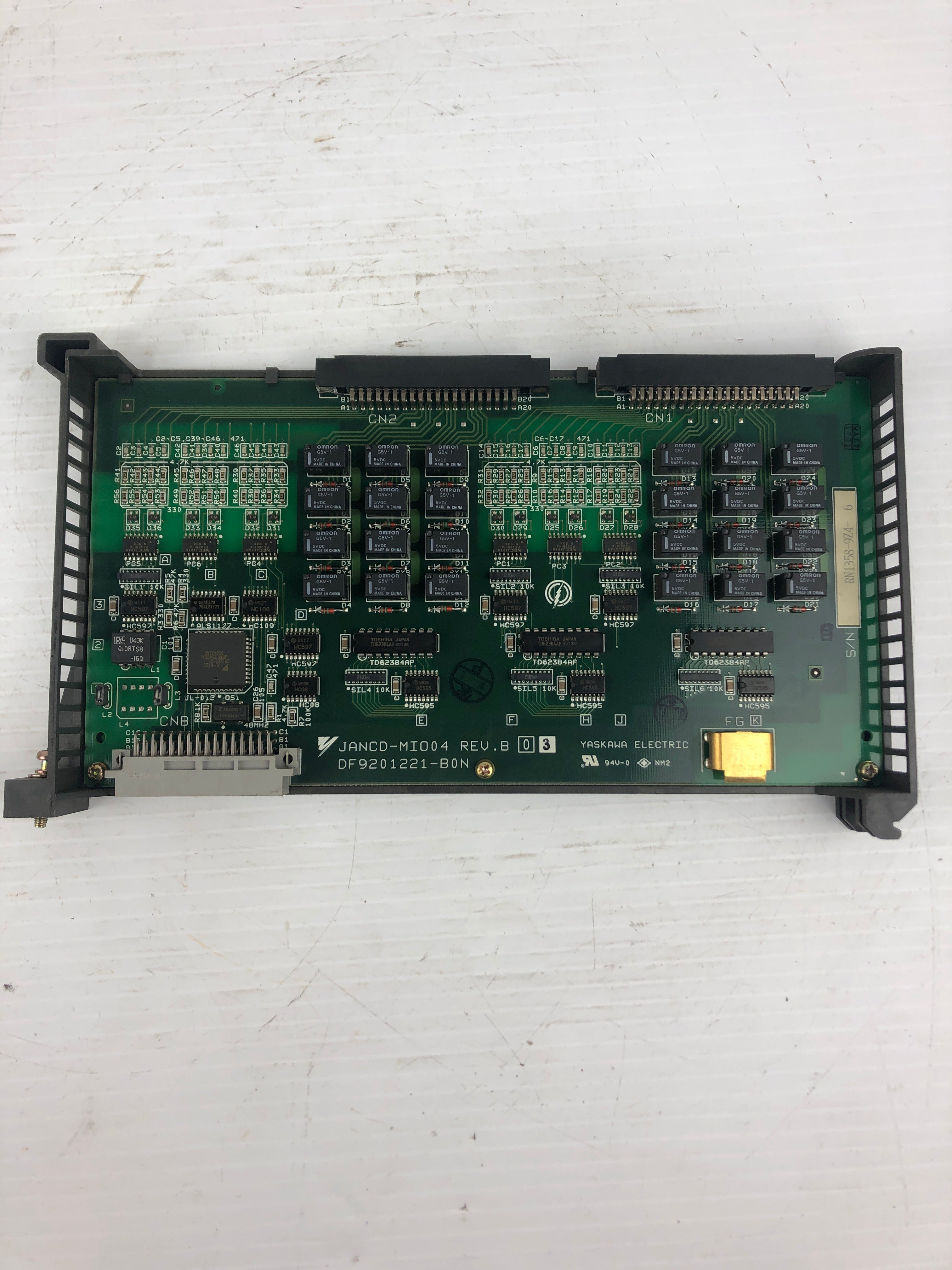 Yaskawa Electric JANCD-MIO04 Circuit Board DF9201221-B0N Rev. B