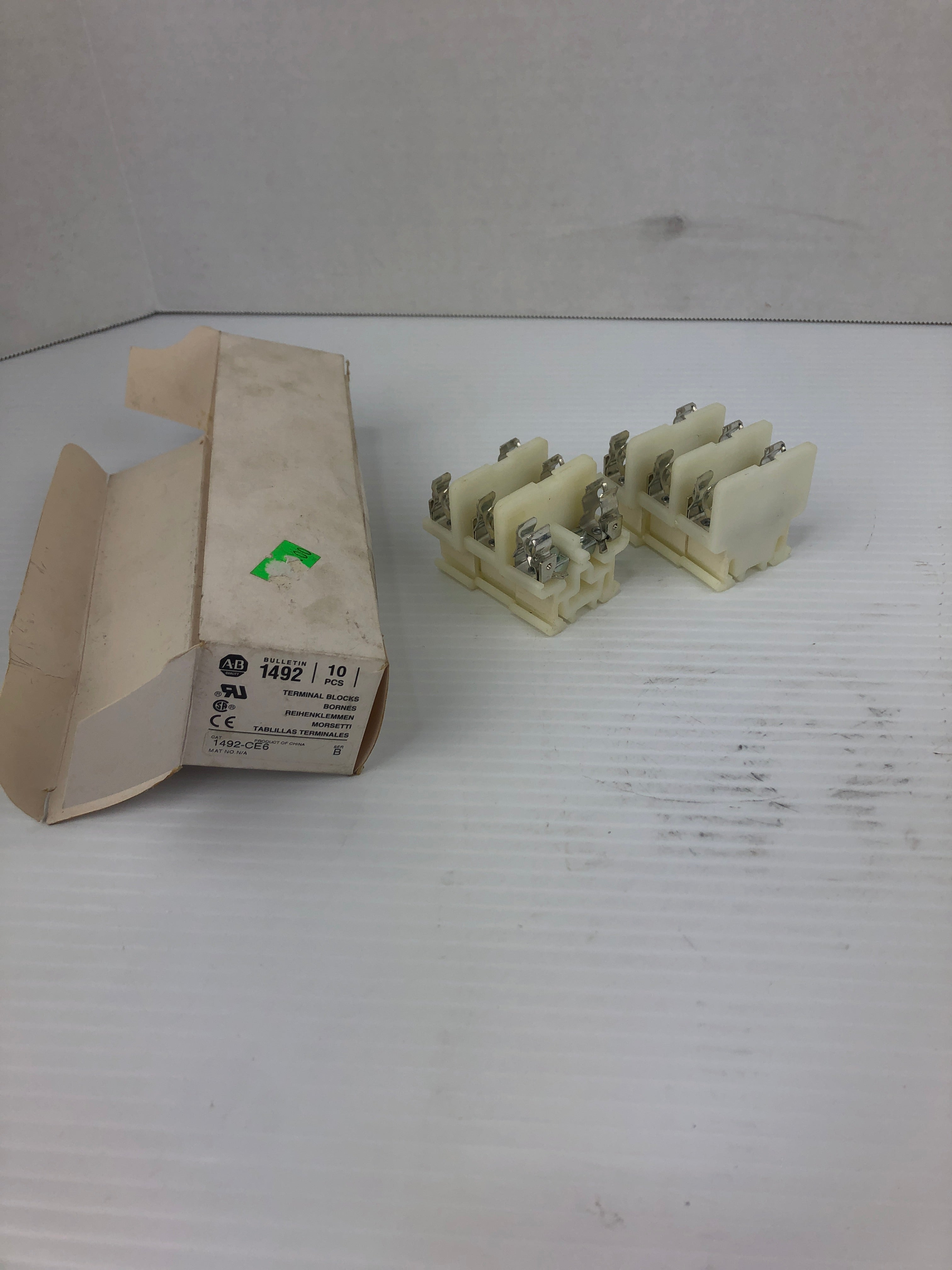 Allen Bradley 1492-CE6 Terminal Blocks Series B - Lot of 6