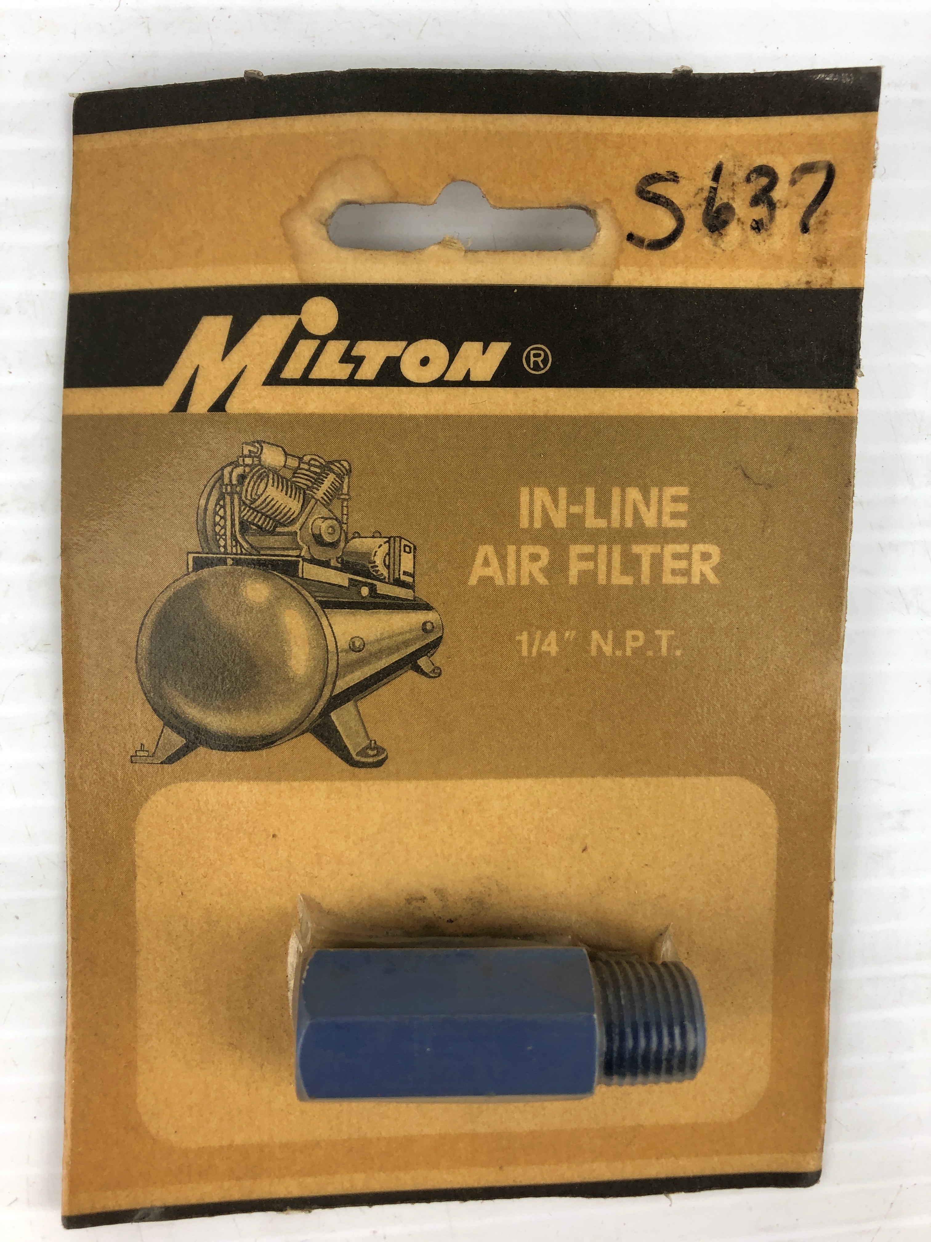 Milton S637 In-Line Air Filter 1/4" NPT