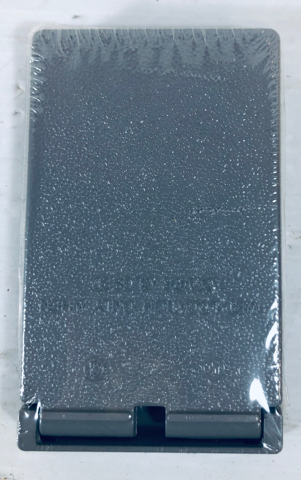 BWF All Weather Vertical GFCI Cover FGV-1DCV Gray Outdoor