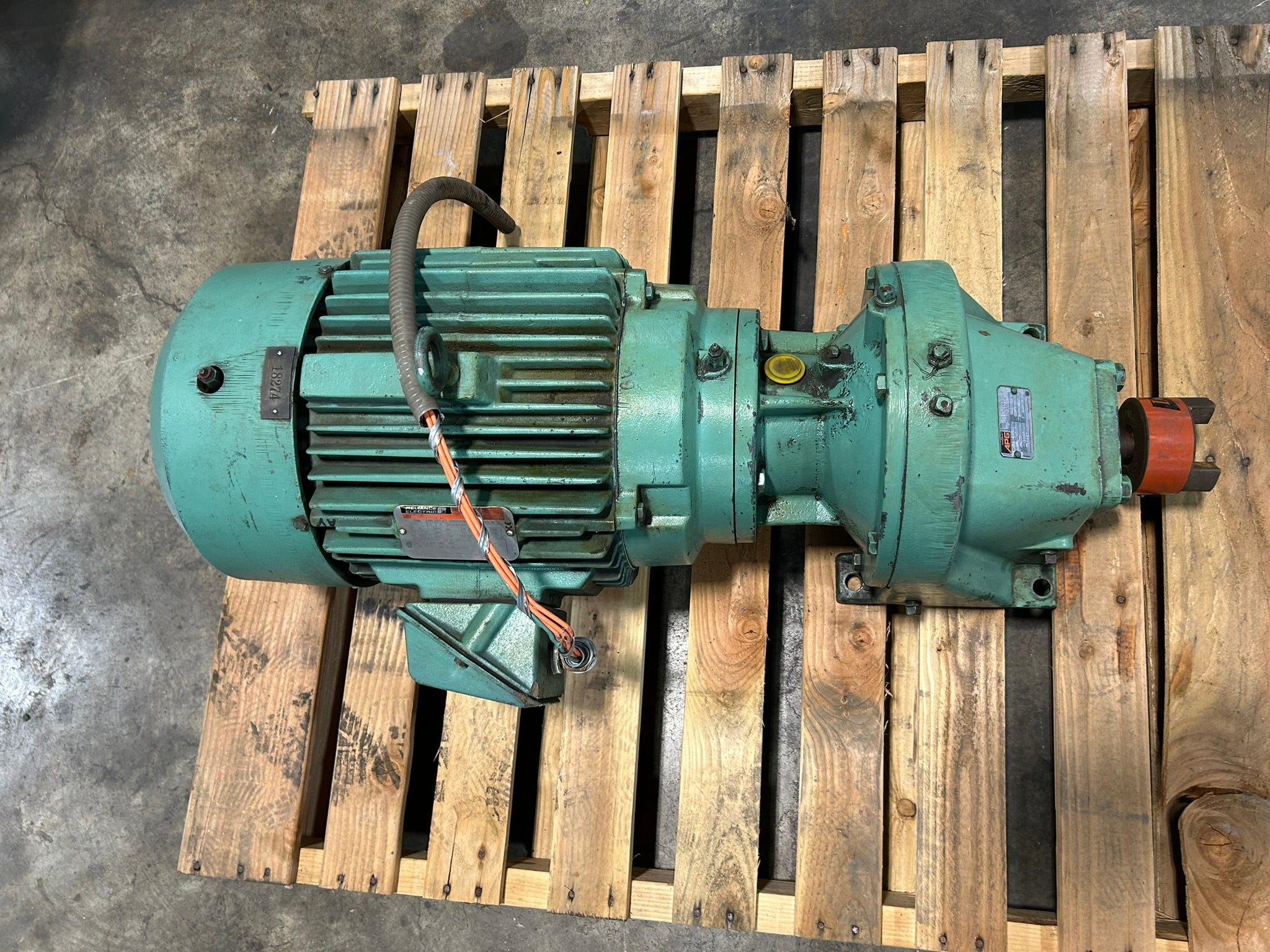 Reliance Electric 02UBZ6219201G1XY A-C Motor W/ Dodge D086751001VY07916372S
