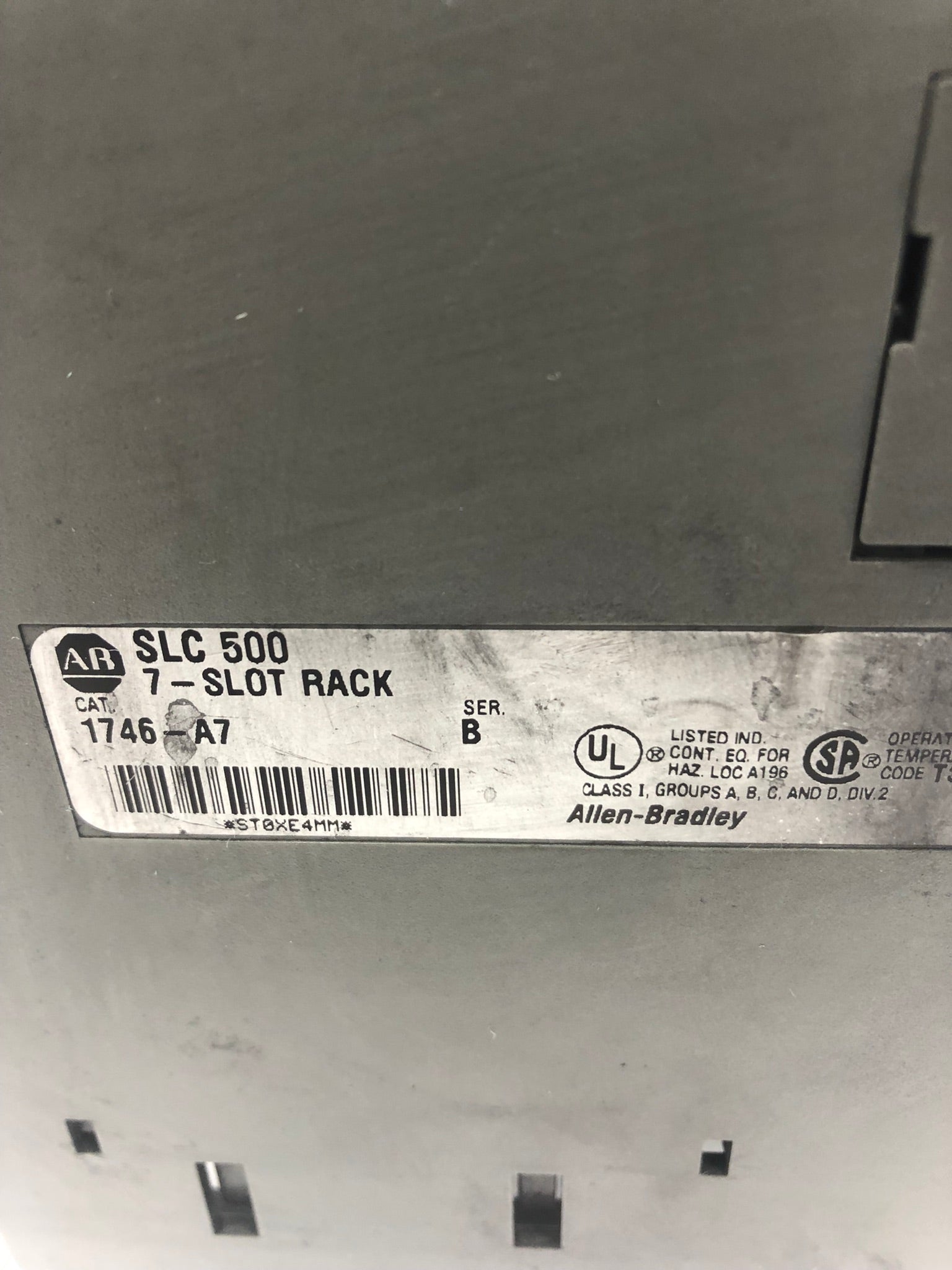Allen-Bradley 1746-A7 SLC 500 7-Slot Rack PLC Series B