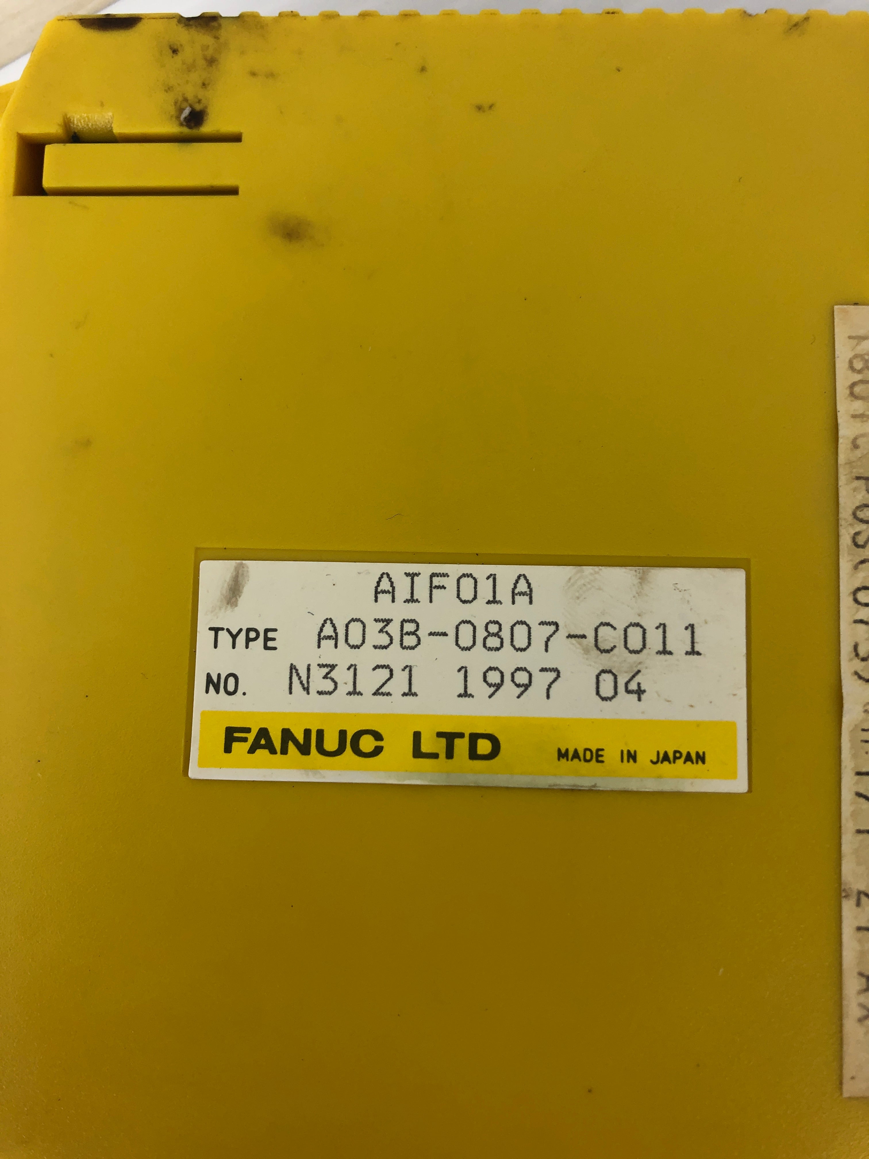 Fanuc A03B-0807-C011 PLC Module 24VDC 2A