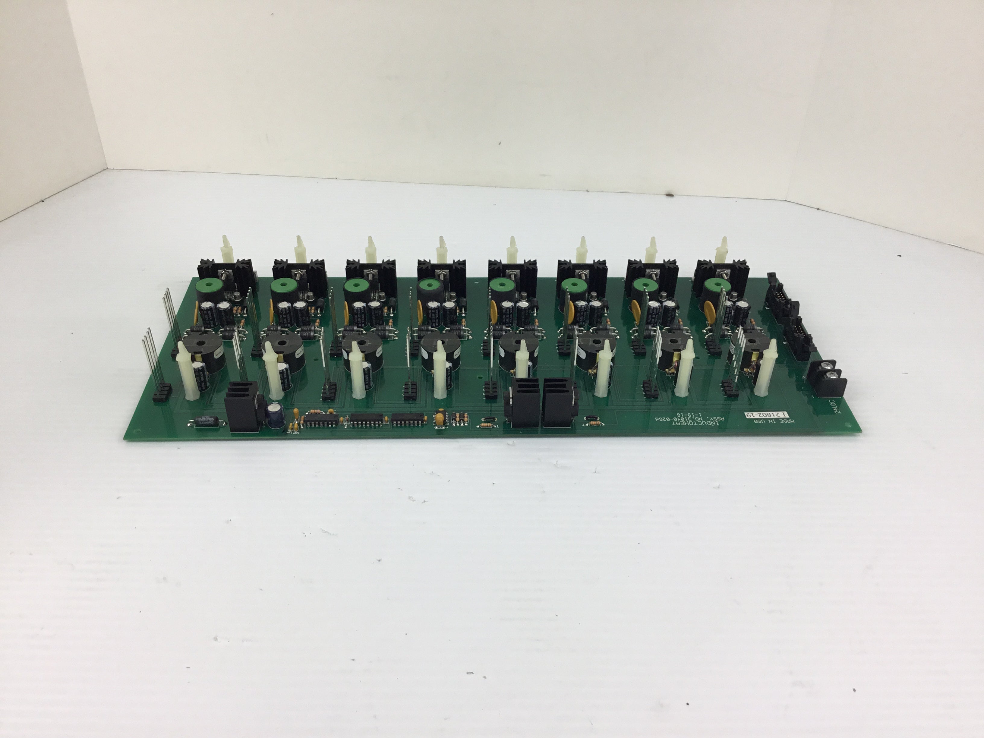 Inductoheat 31040-026D I21802-19 Industrial Control PCB Circuit Board 24VDC