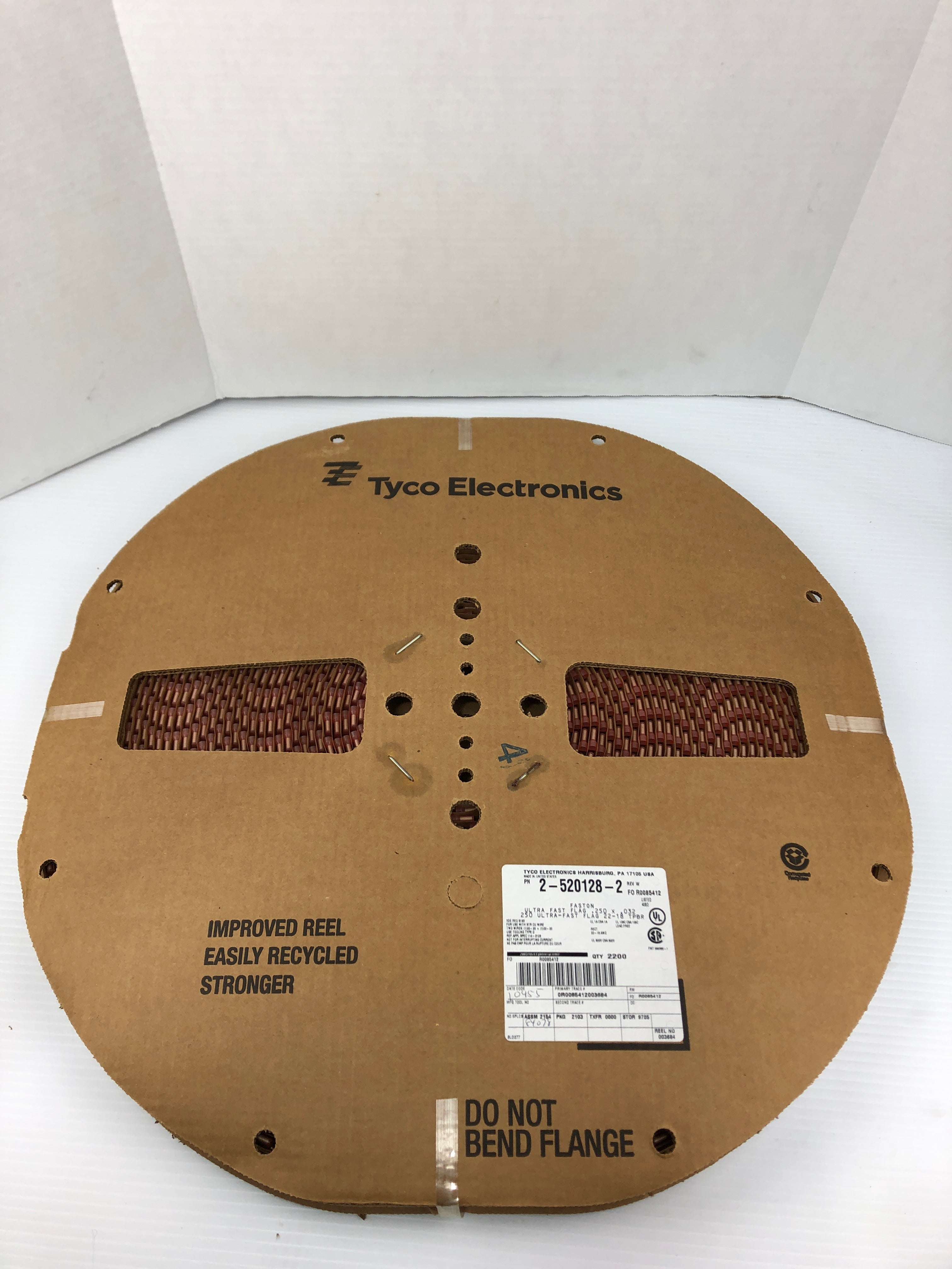 Tyco 2-520128-2 Quick Disconnect Terminals Ultra Fast Flag 0.250 x 0.032