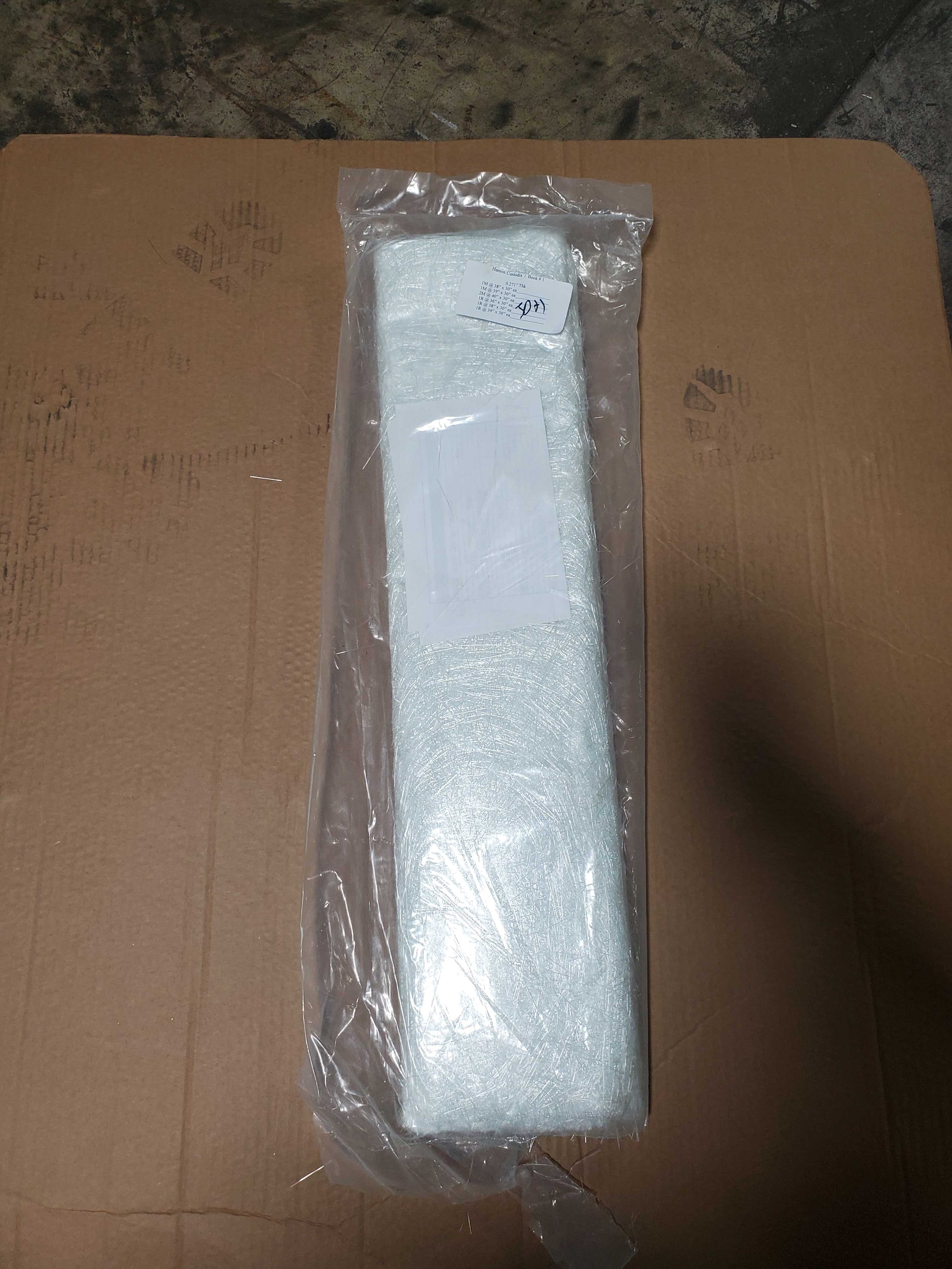 Book # 1 Fiberglass Insulation Blanket 0.271" Thick