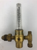 Radnor HRF 1425-580 Argon Flow Meter Gas Regulator with Gauge