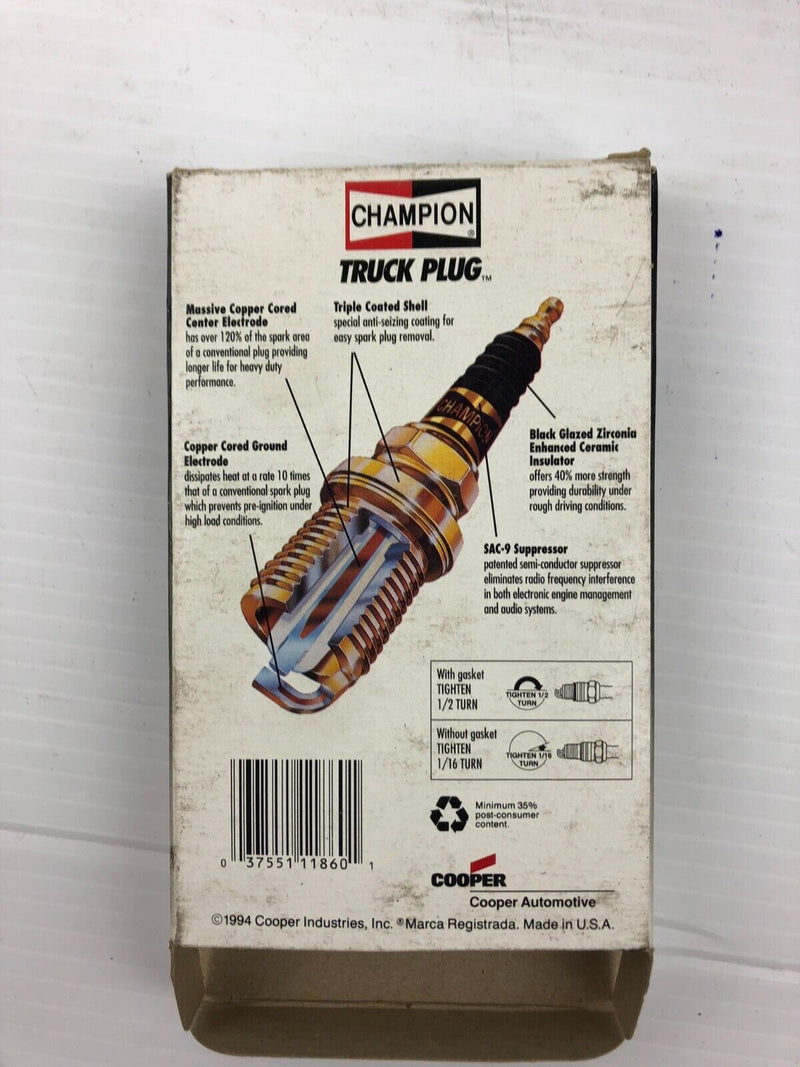 Champion 4011 Truck Spark Plugs - Lot of 4
