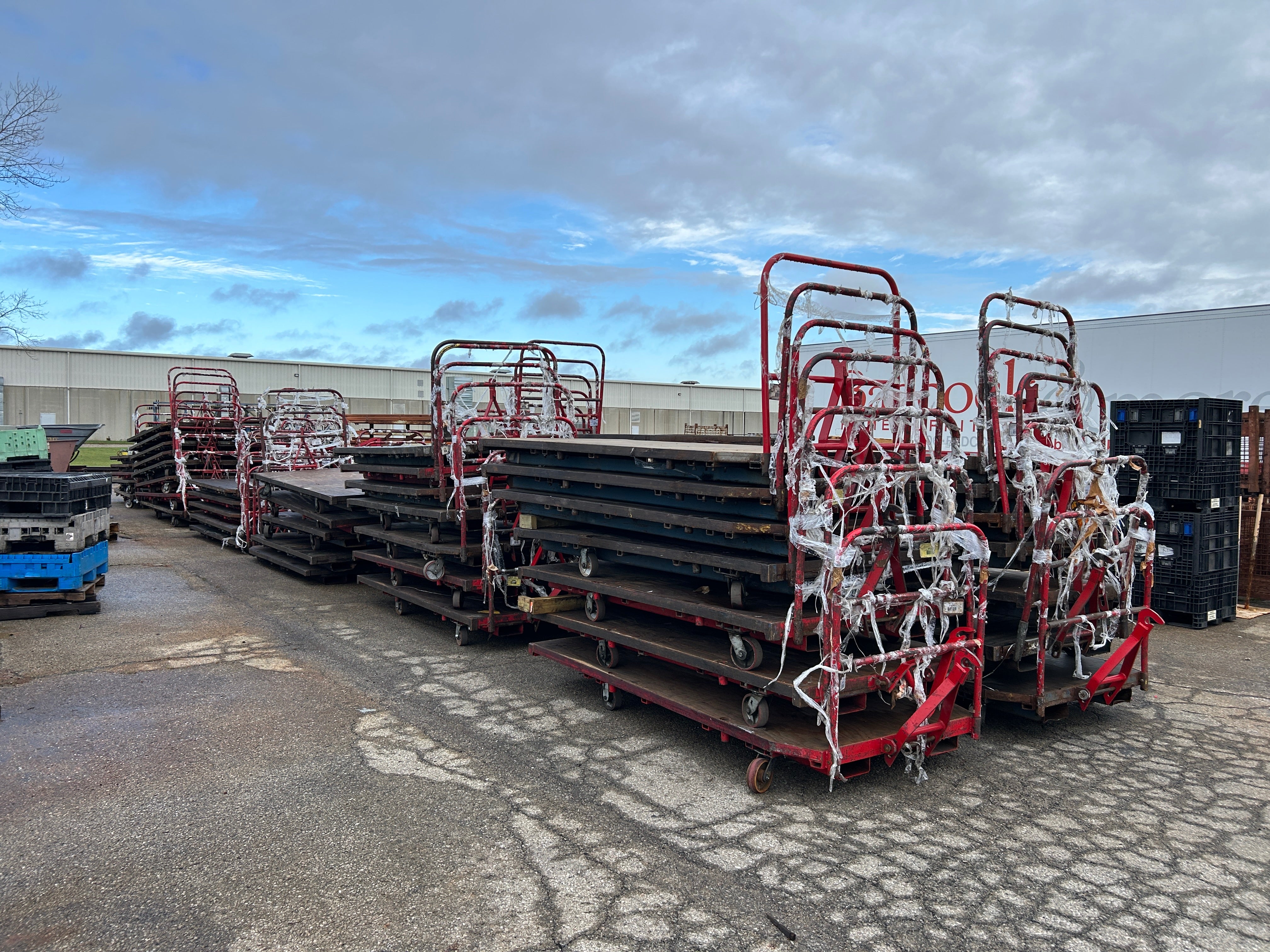 Industrial Furniture Moving Cart Heavy Commercial Lifting Material Handling 8’ L