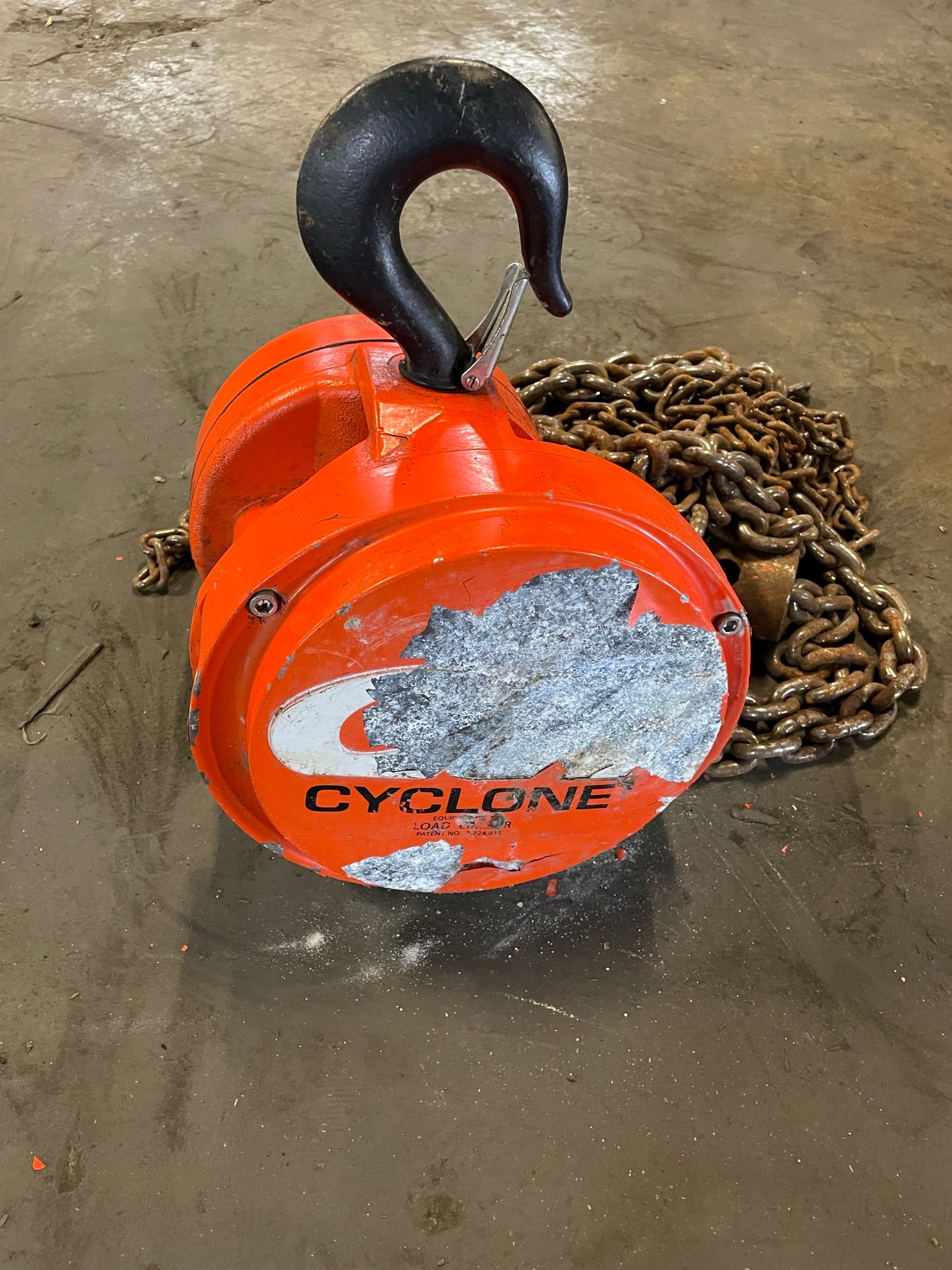 CM Cyclone 2 Ton Manual Chain Fall Hoist with Load Limiter S5858TB