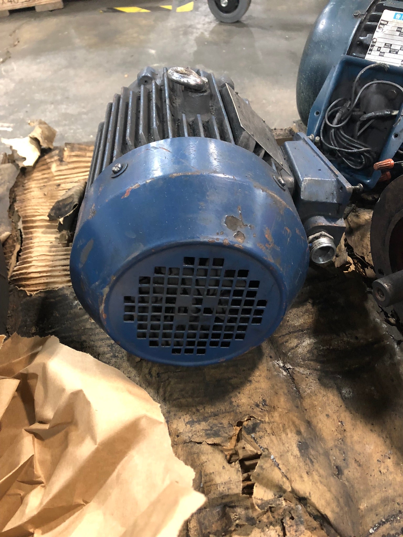 North American Electric H1802 Motor 2 HP 230-460V 1425/1751 RPM 3 Phase 50/60Hz