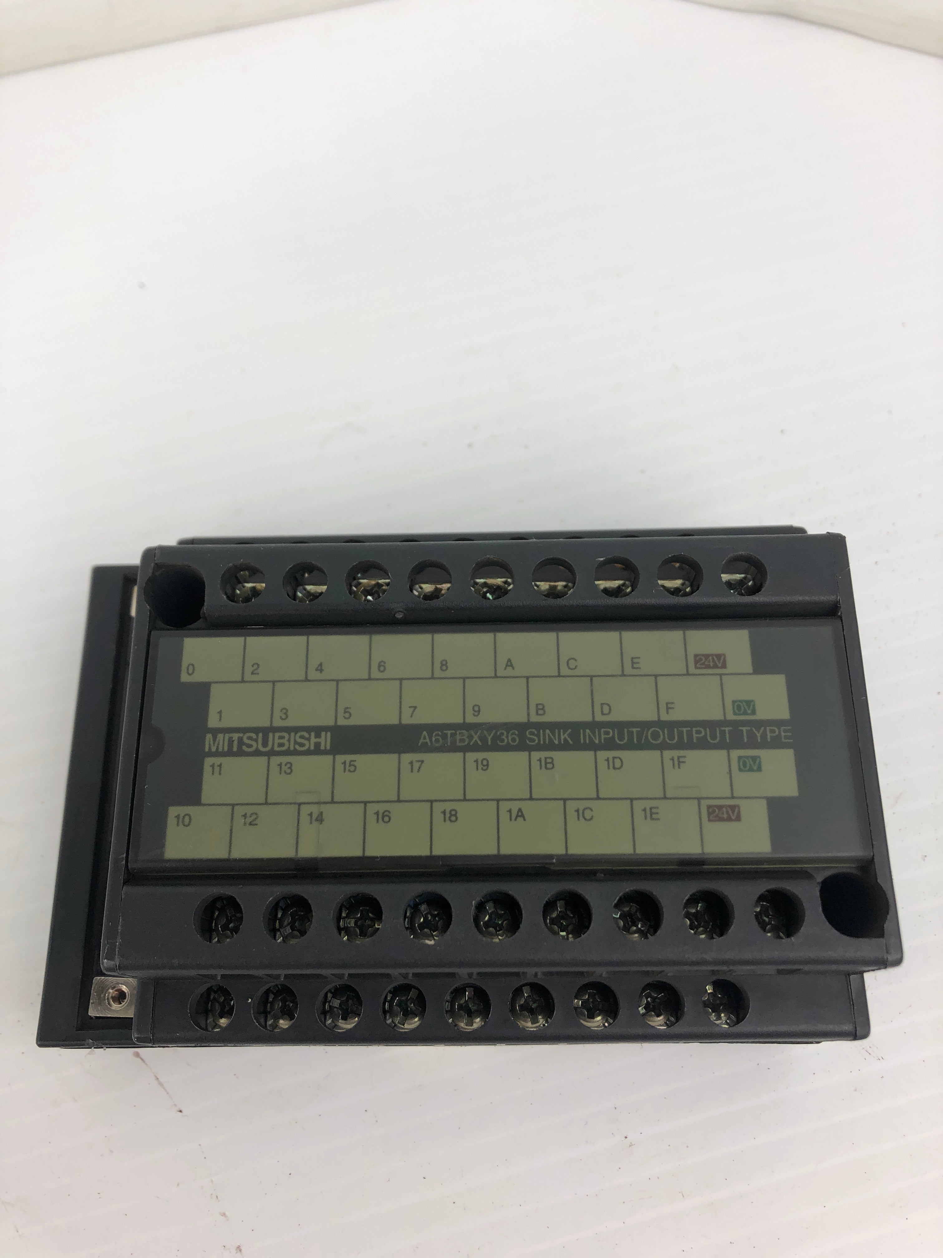 Mitsubishi A6TBXY36 Terminal Board 24V 9P