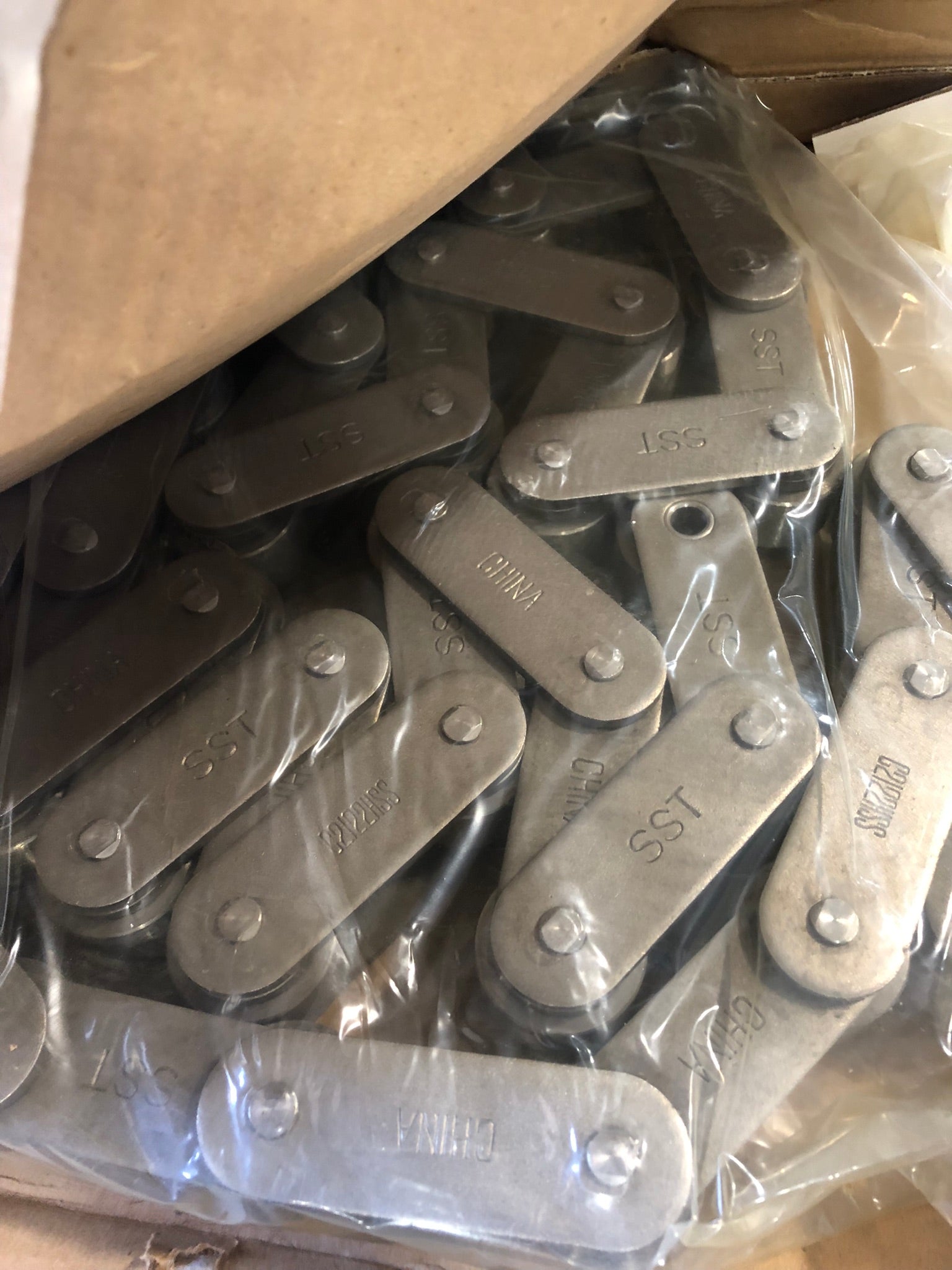 SST C2122HSS Stainless Steel Roller Chain 10'