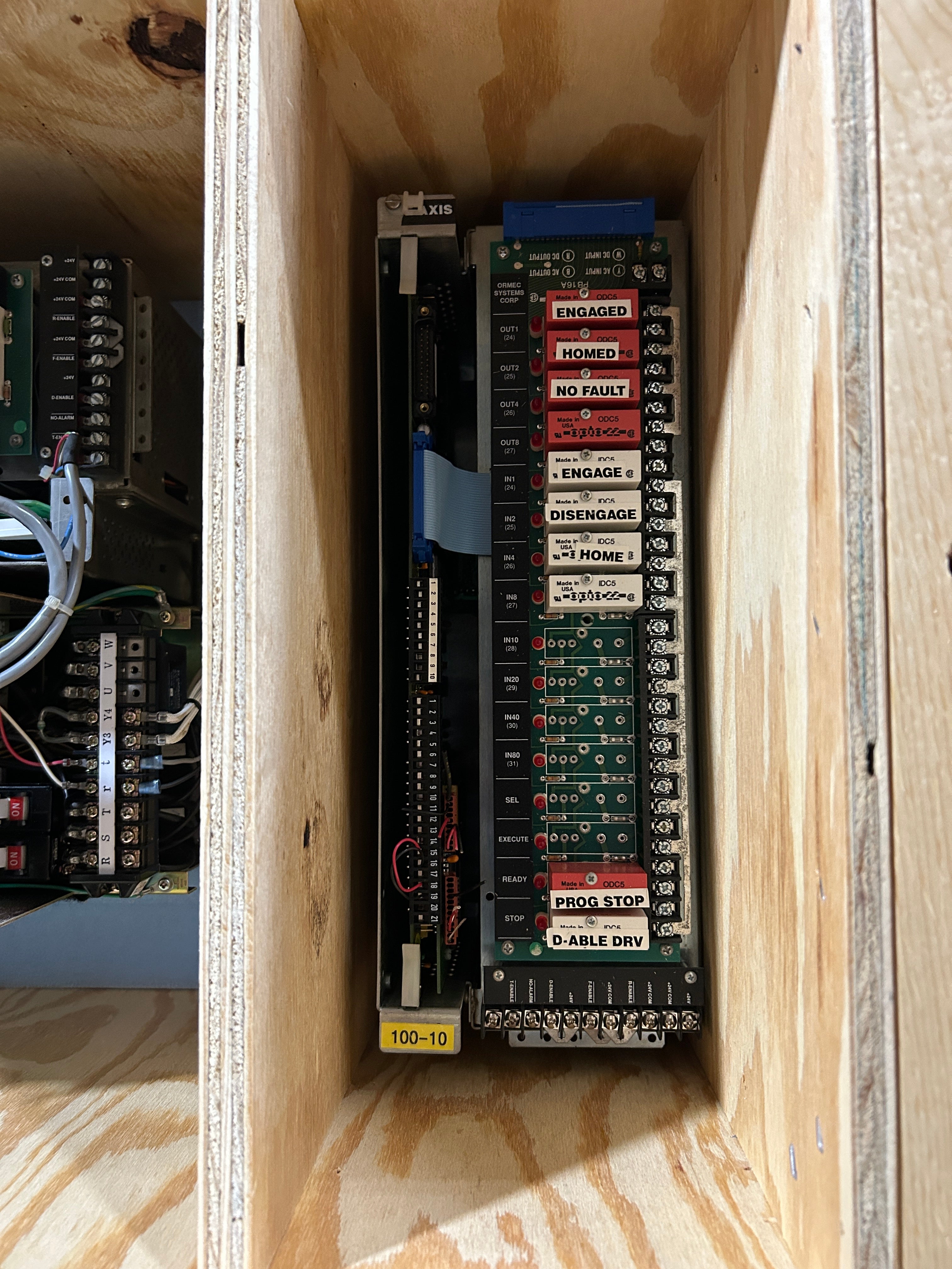 Ormec MCS-S33G:240 Servo Drive Assembly Breaker LF-330 Noise Filter SAC-SRDU