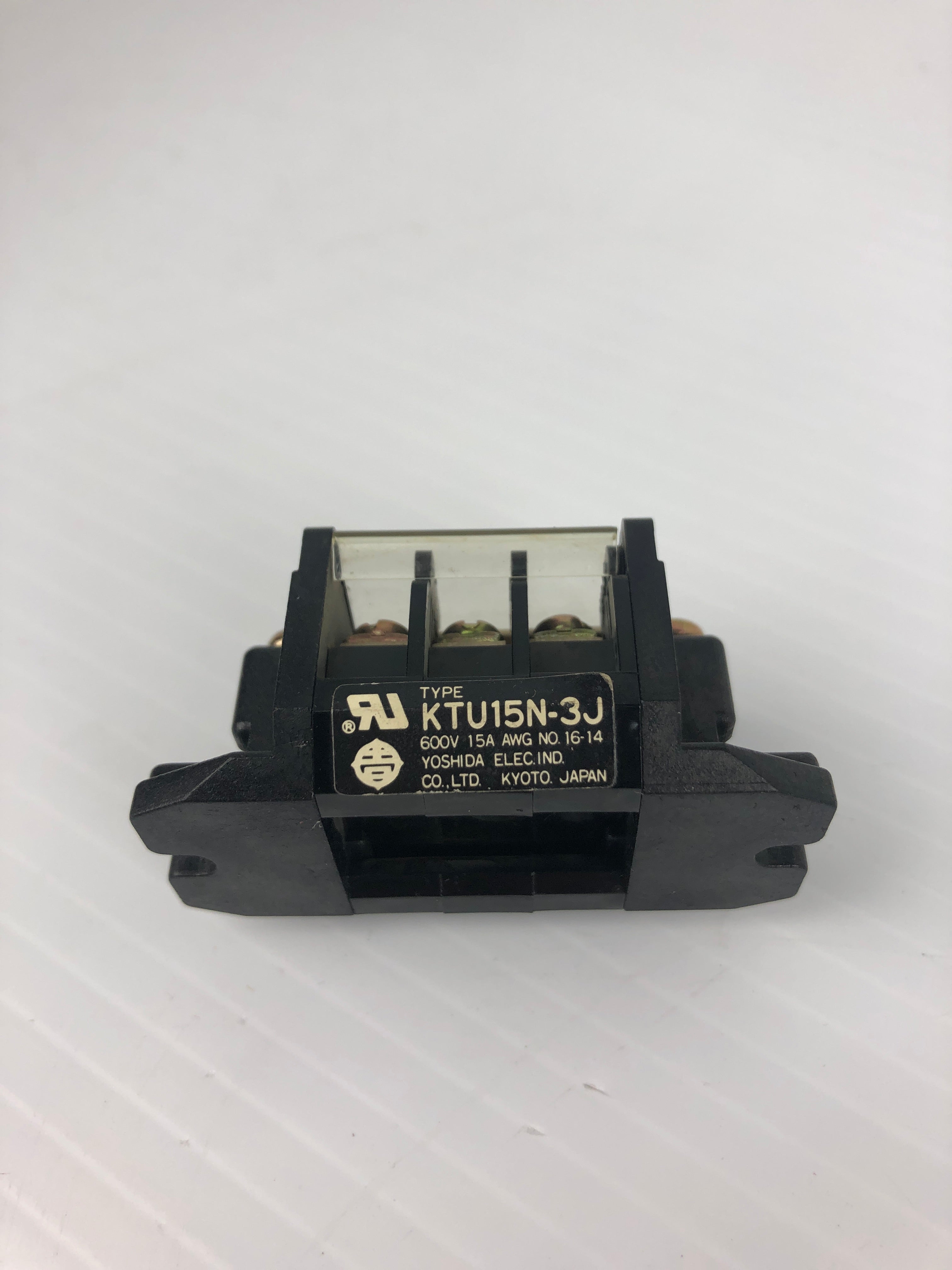 Yoshida Electric KTU15N-3J Terminal Block 600V 15A 3P