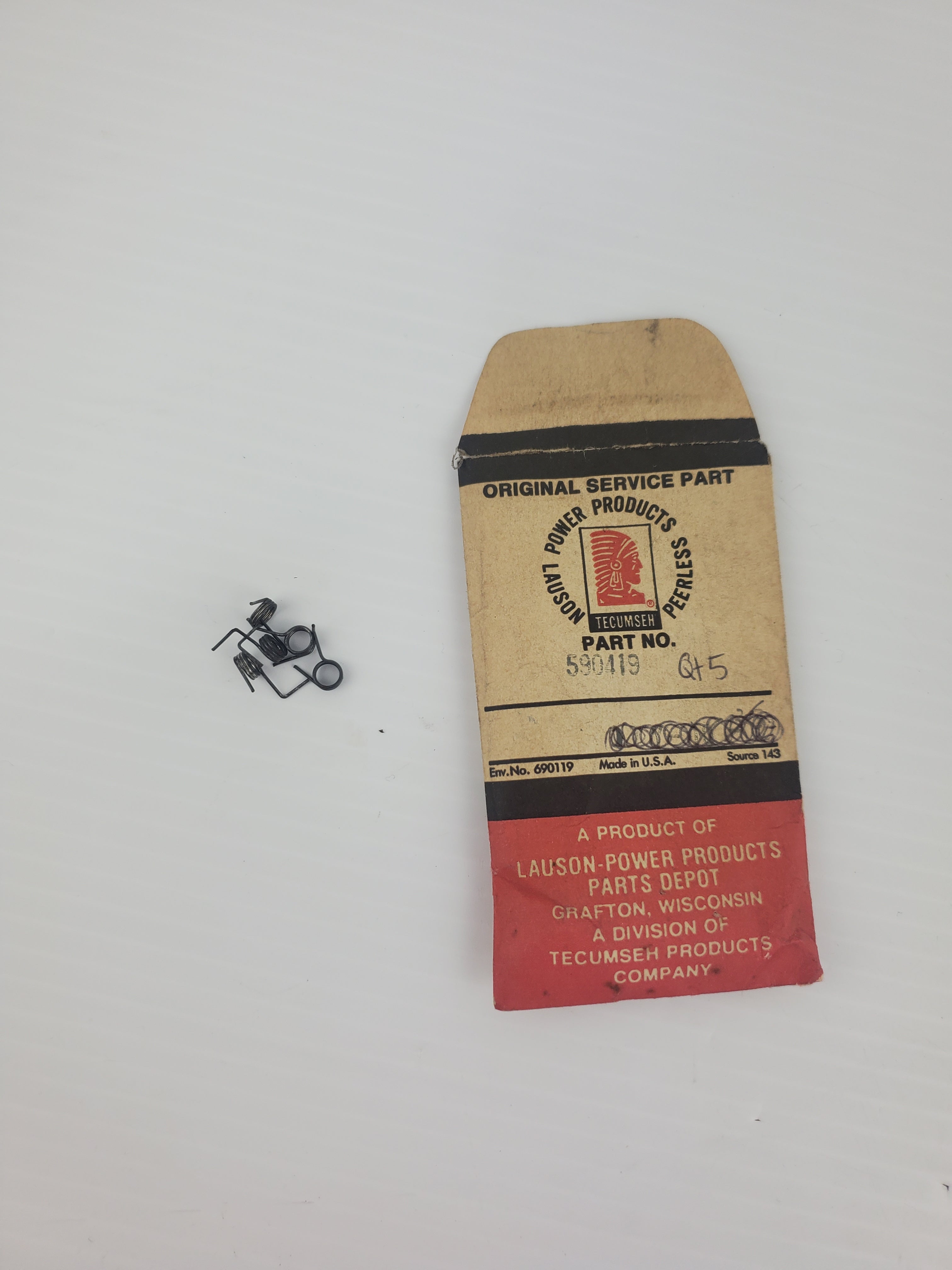 Tecumseh 590419 Retainer Spring - Lot of 5