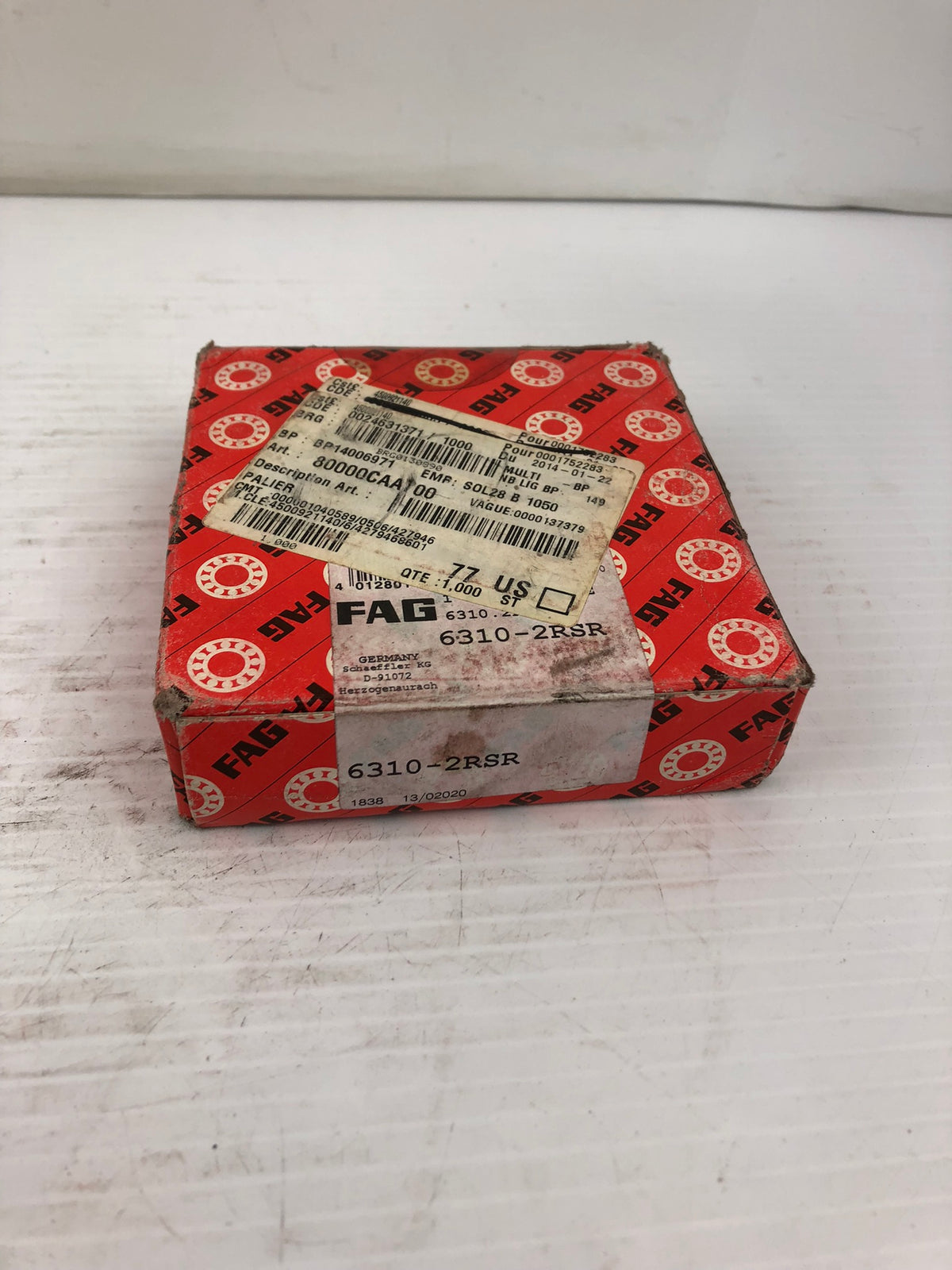 FAG 6310-2RS2 Ball Bearing