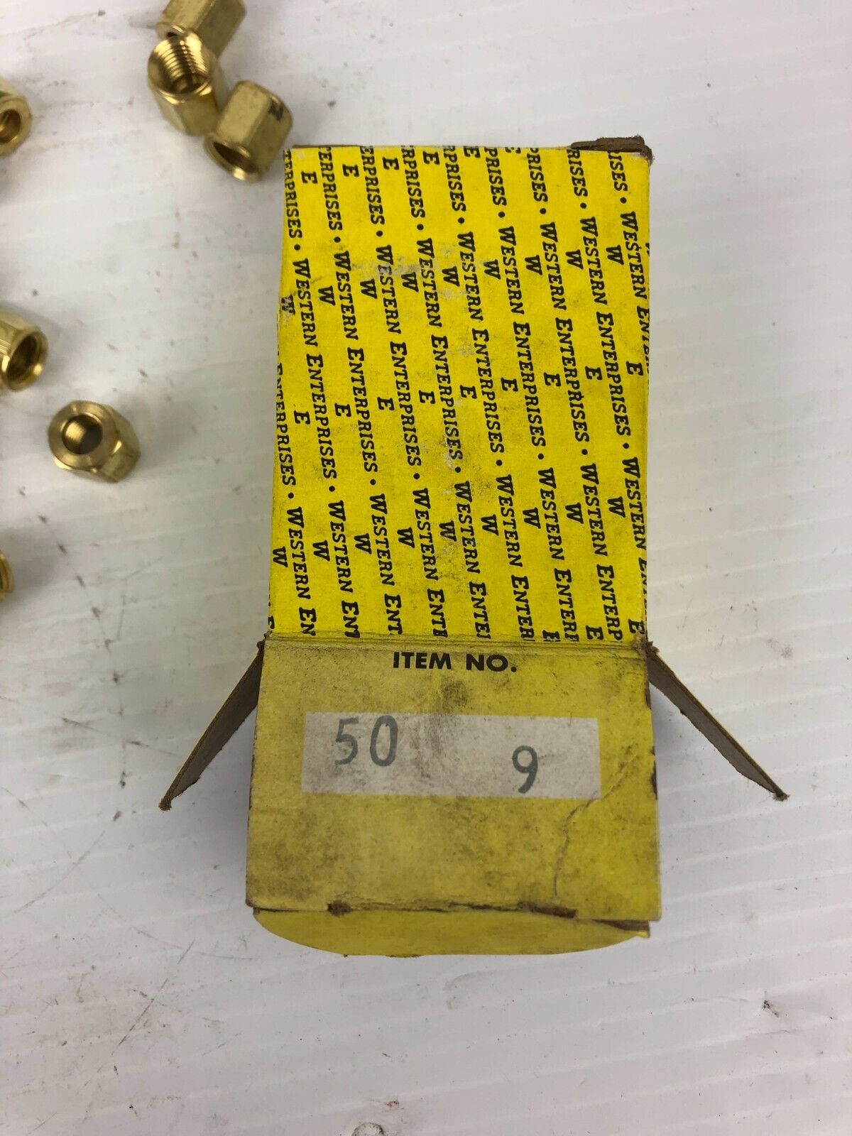 Western Enterprises #9 Brass Oxygen Nut - Lot of 50