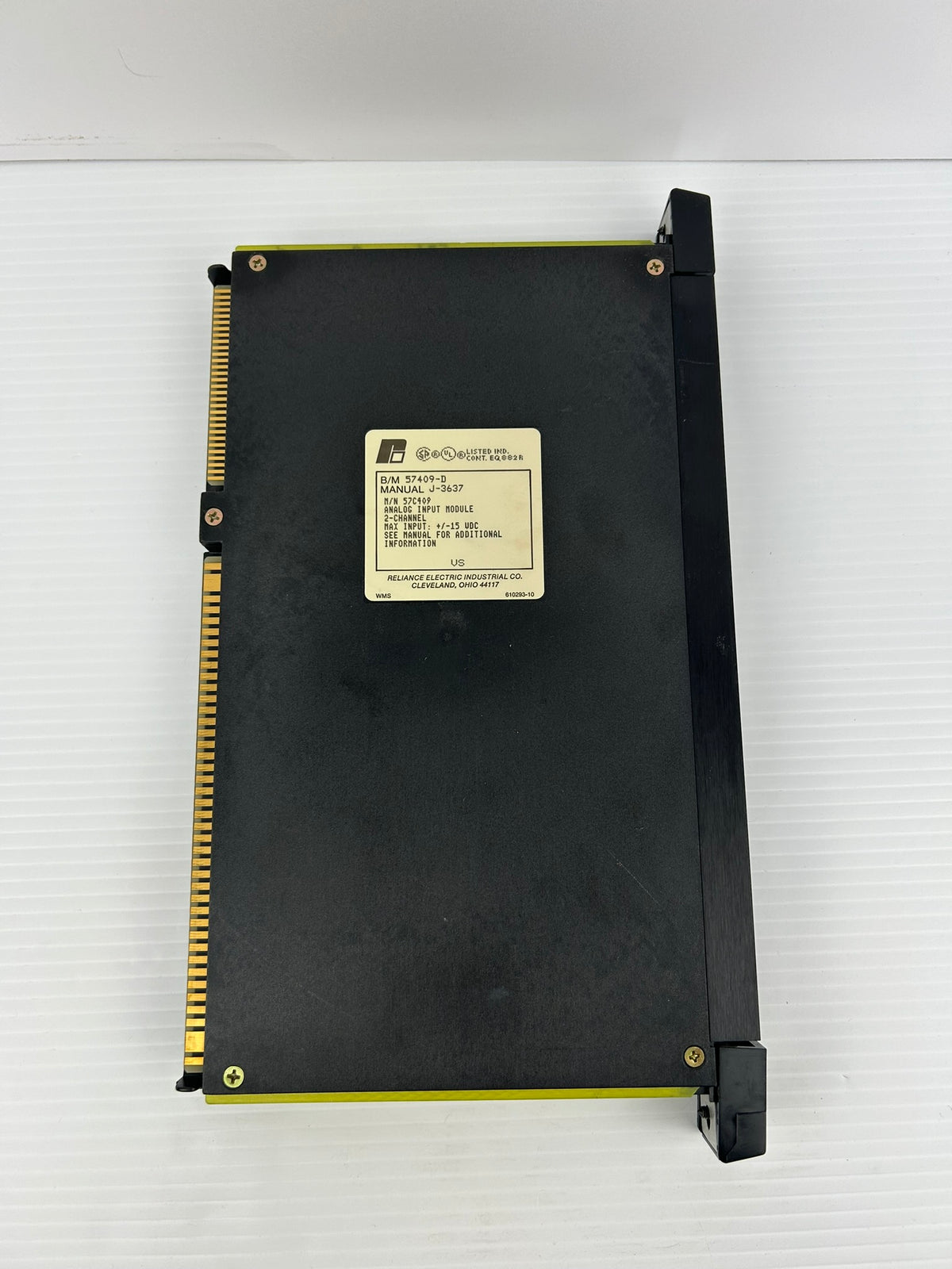 Reliance Electric 57C409 Isolated Control A/D Analog Input Module 57409-D J-3637