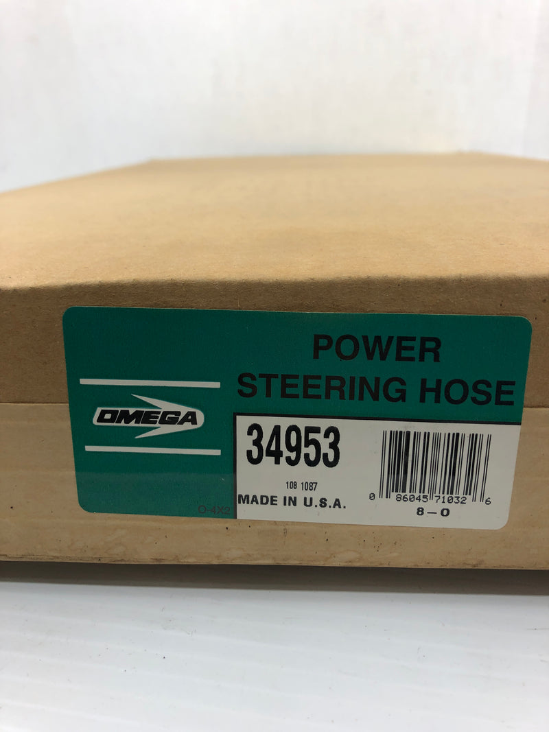Omega 34953 Power Steering Hose 108 1087