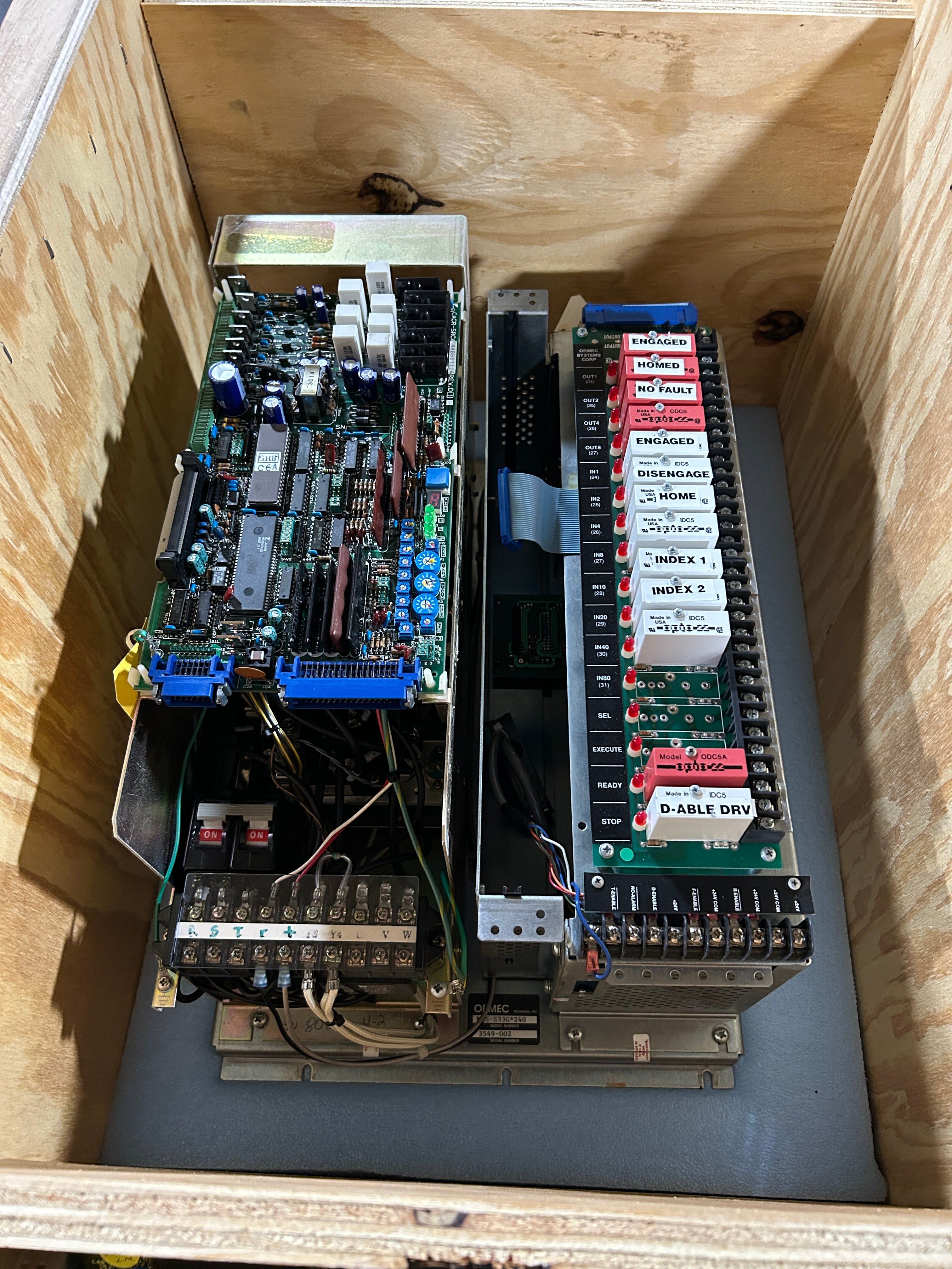 Ormec MCS-S33G*240 Servo Drive Assembly Telemecanique Breaker Tokin Noise Filter