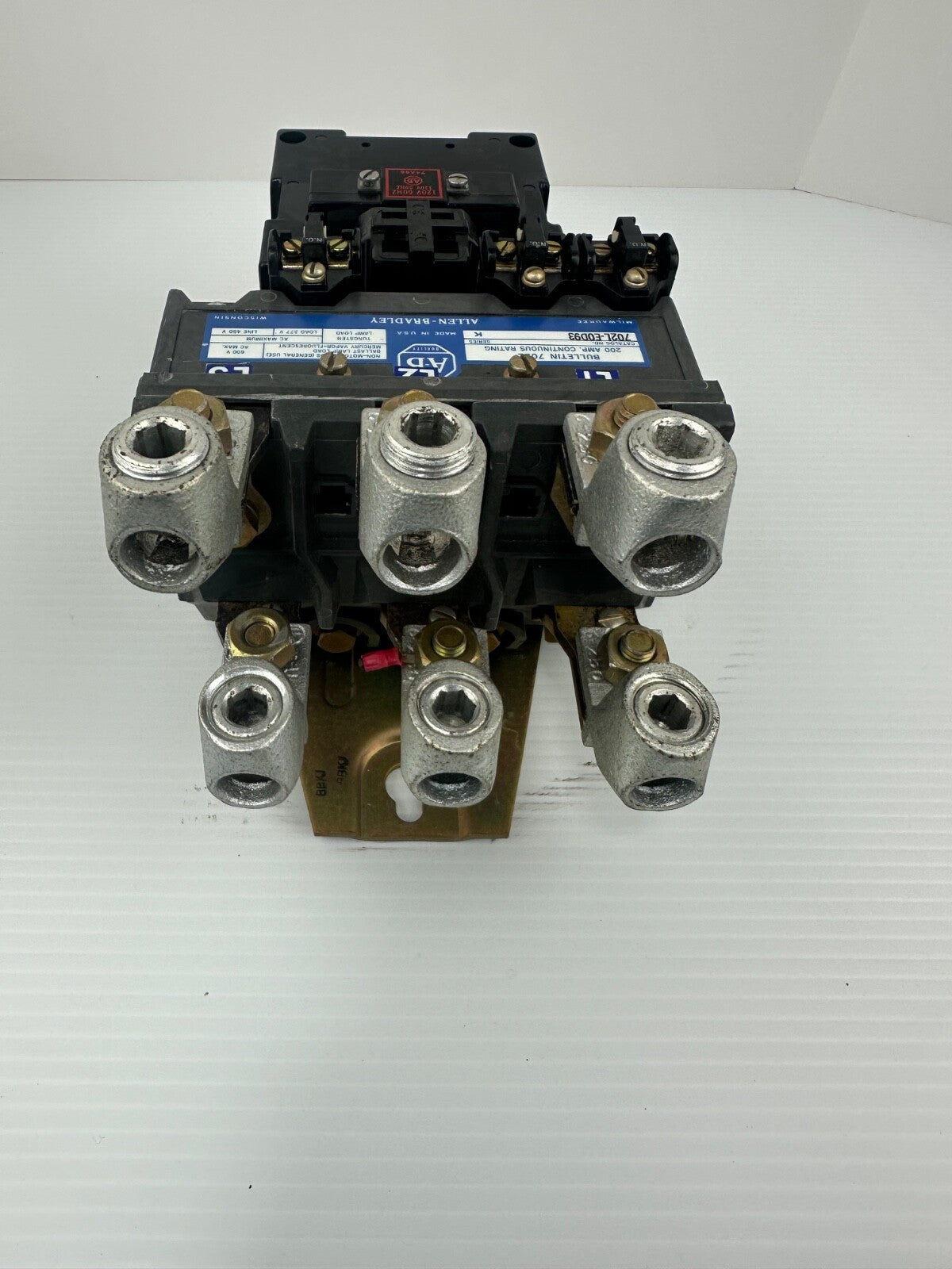 Allen Bradley 702L-E0D93 Contactor 702L Bulletin 200 Amp Series K