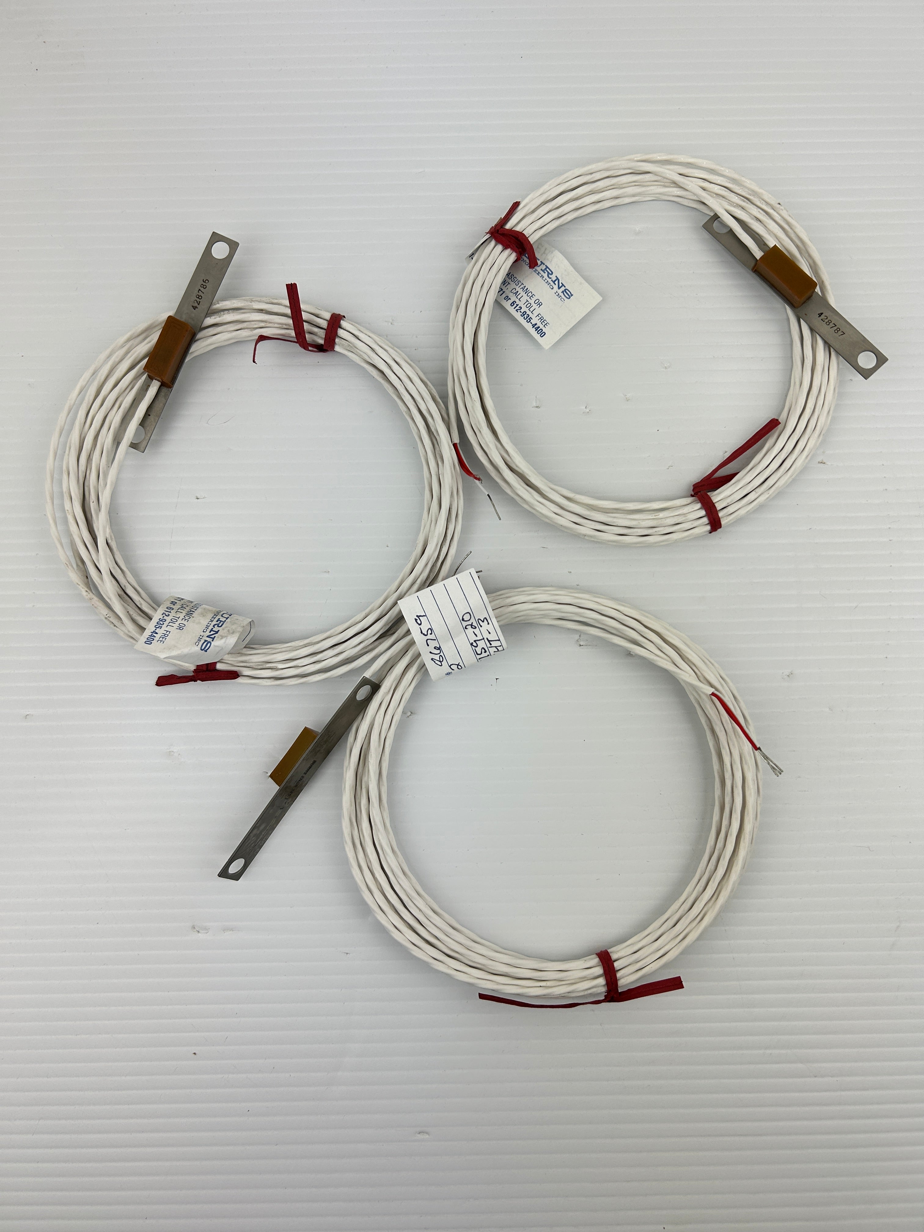 Burns Engineering Pt100Ω RTD Temperature Sensor 15159-20 428784 385-1 - Lot of 3