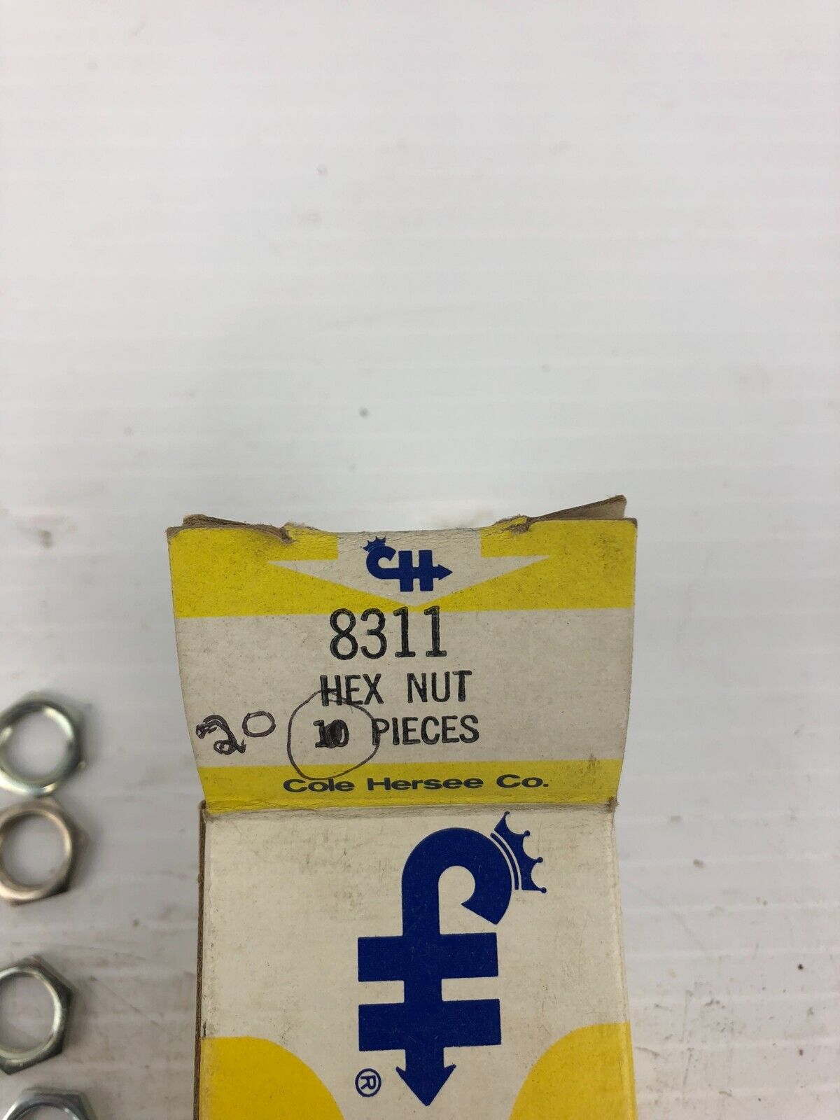 Cole Hersee 8311 Hex Nut - Box of 20