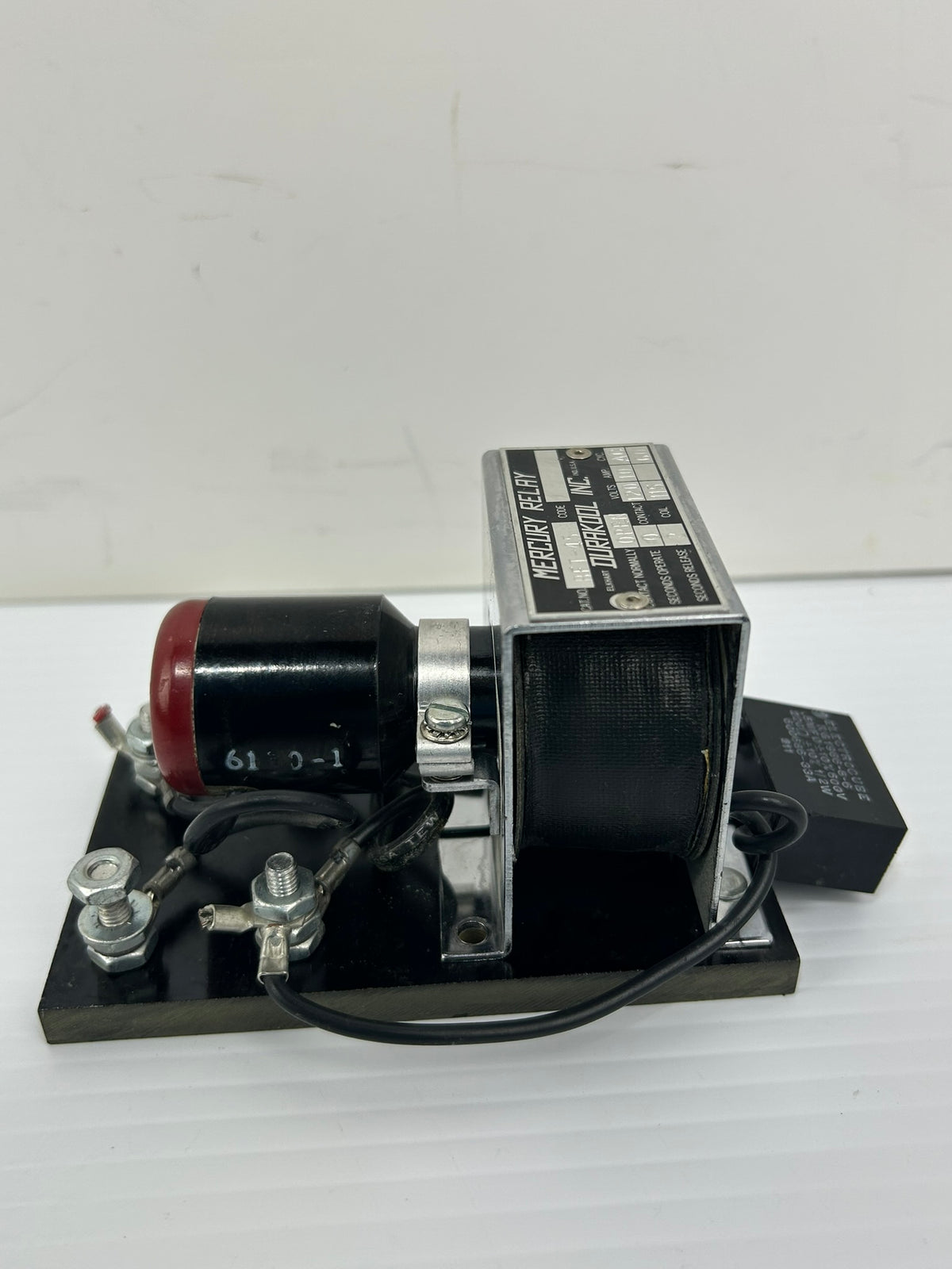Durakool BFT-45 Mercury Relay 120V 10A with Electrocube RG1986-8-6 Capacitor ***
