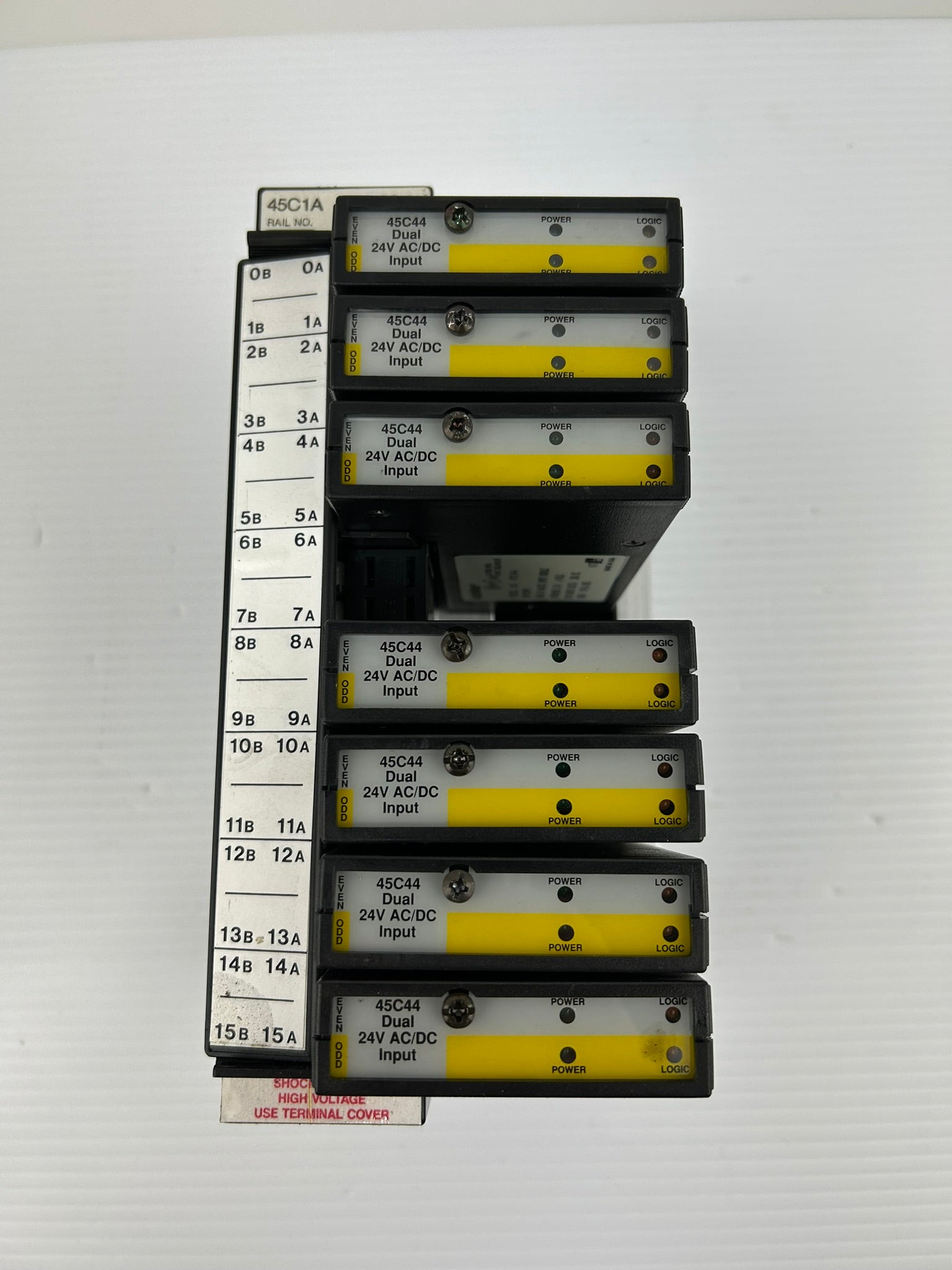 Reliance Electric Automate 45C1A Programmable Controller with (7) 45C44 Modules