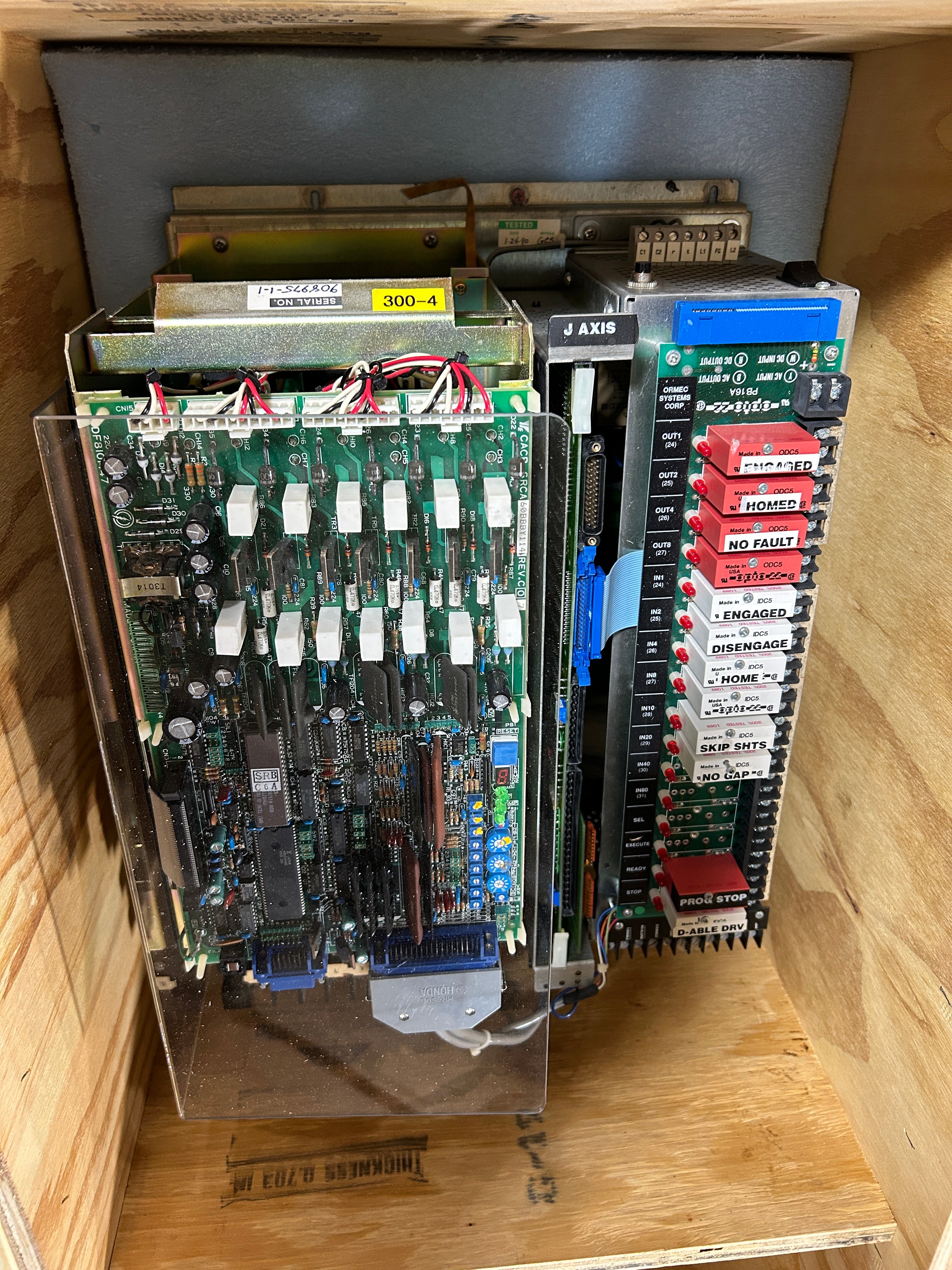 Ormec MCS-S45H*227 Servo Drive Assembly Breaker LF-330 Noise Filter 3549-010