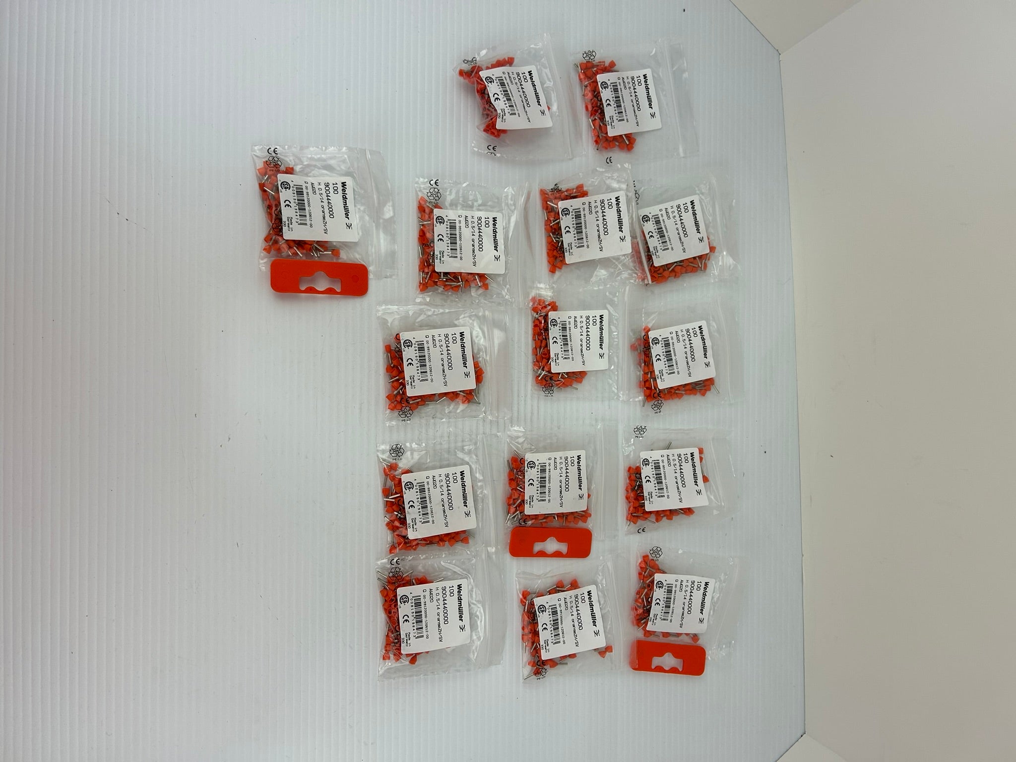Weidmuller 9004440000 Wire-End Ferrule Orange - Lot of 1500