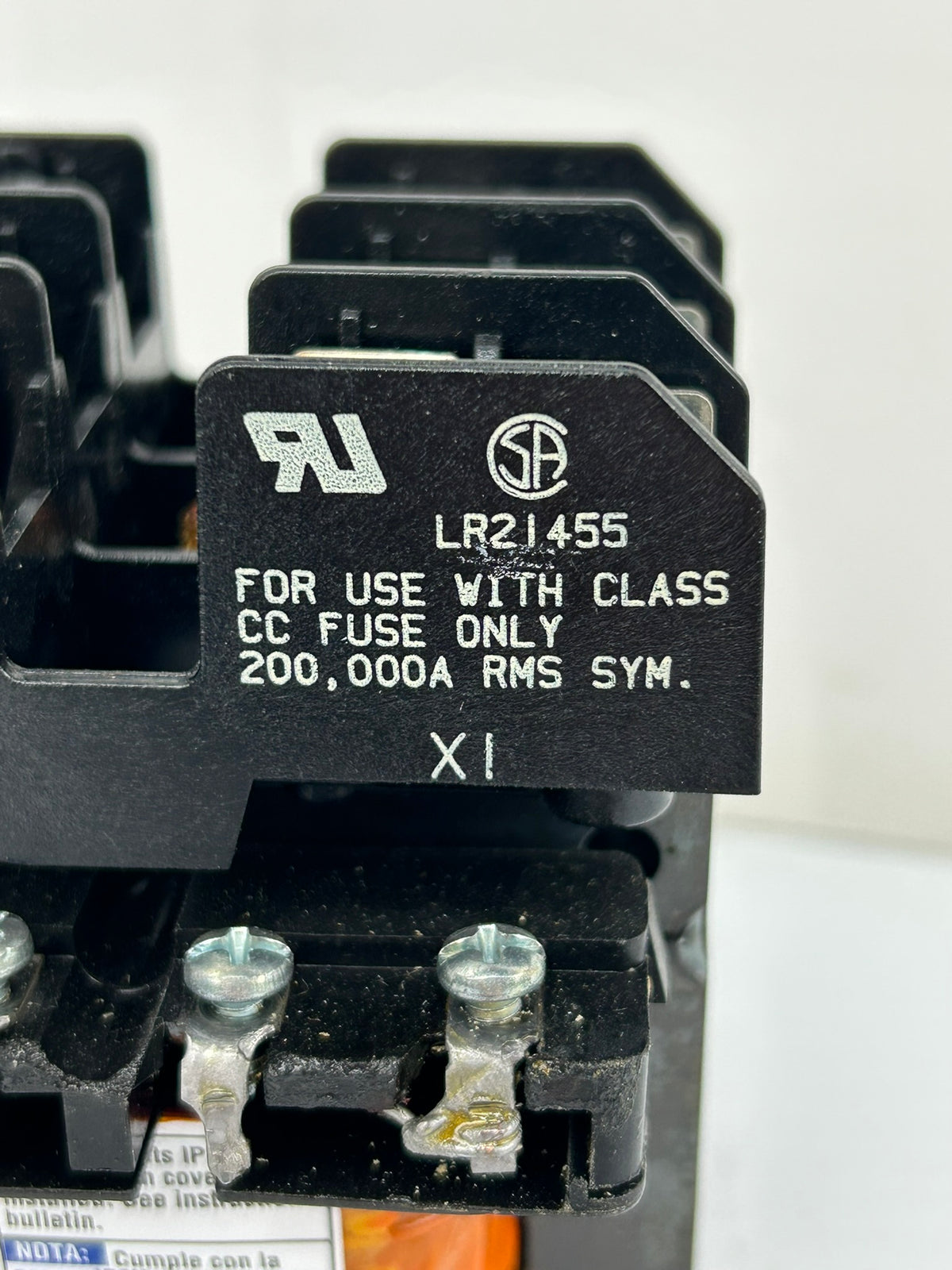Square D 9070TF50D23 Industrial Control Transformer with LR21455 Fuse Holder