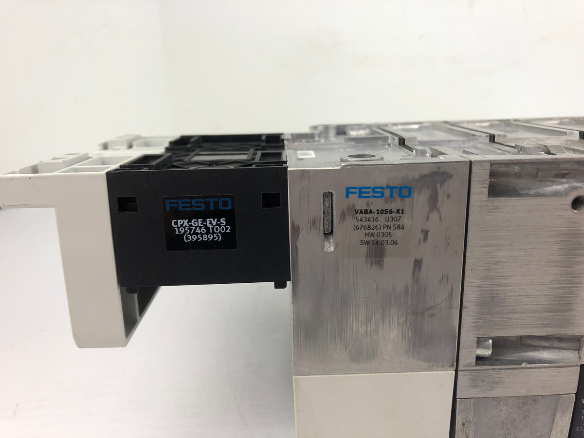 Festo 195716 Valve Assembly 543416 195746 539188 539237 668446 668435 239218