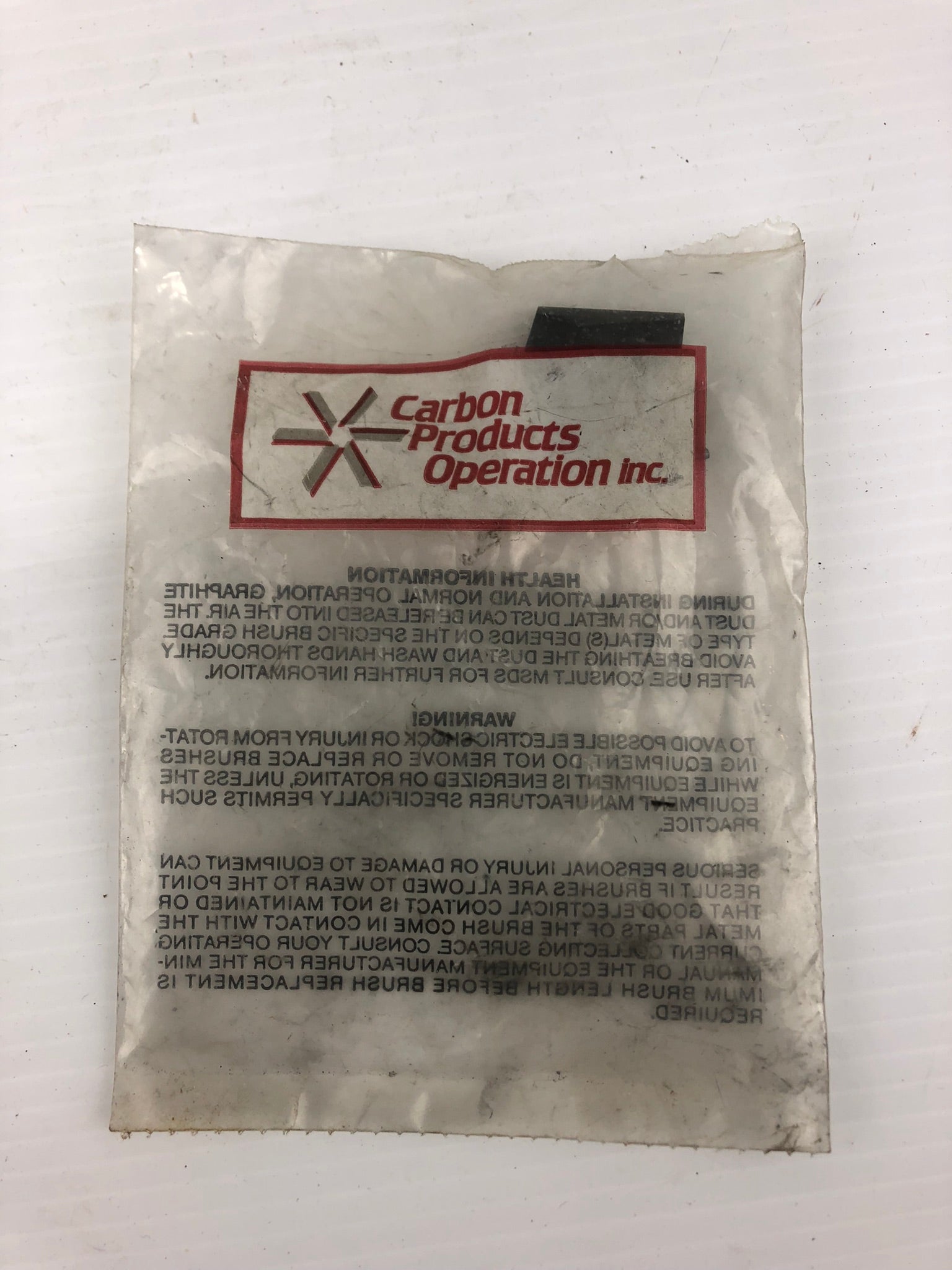 Carbon Products Operation 1068-13B2 Motor Brush