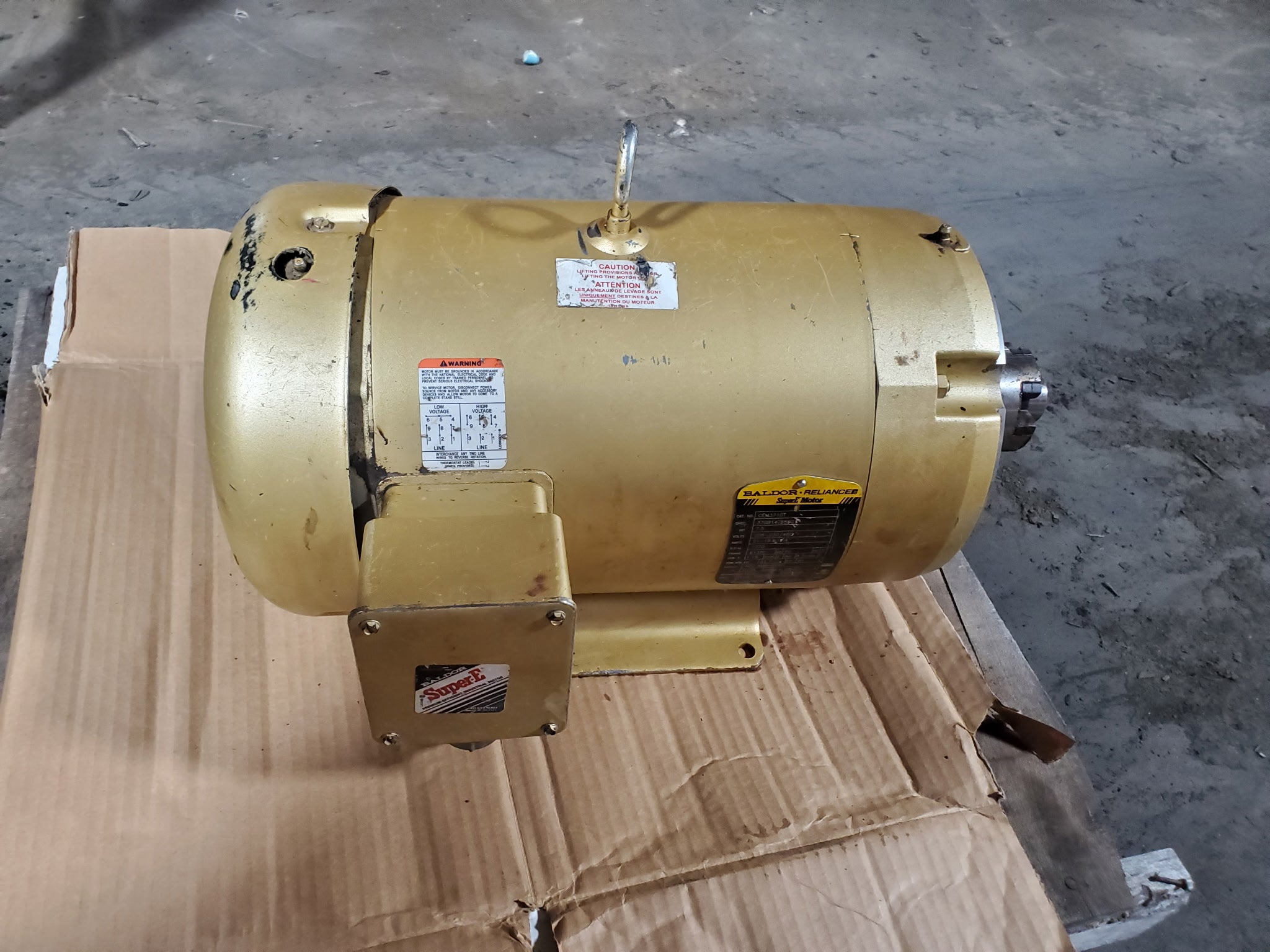 Baldor Reliance CEM3710T Super-E 7.5HP 3PH Electric Motor 208-230/460V
