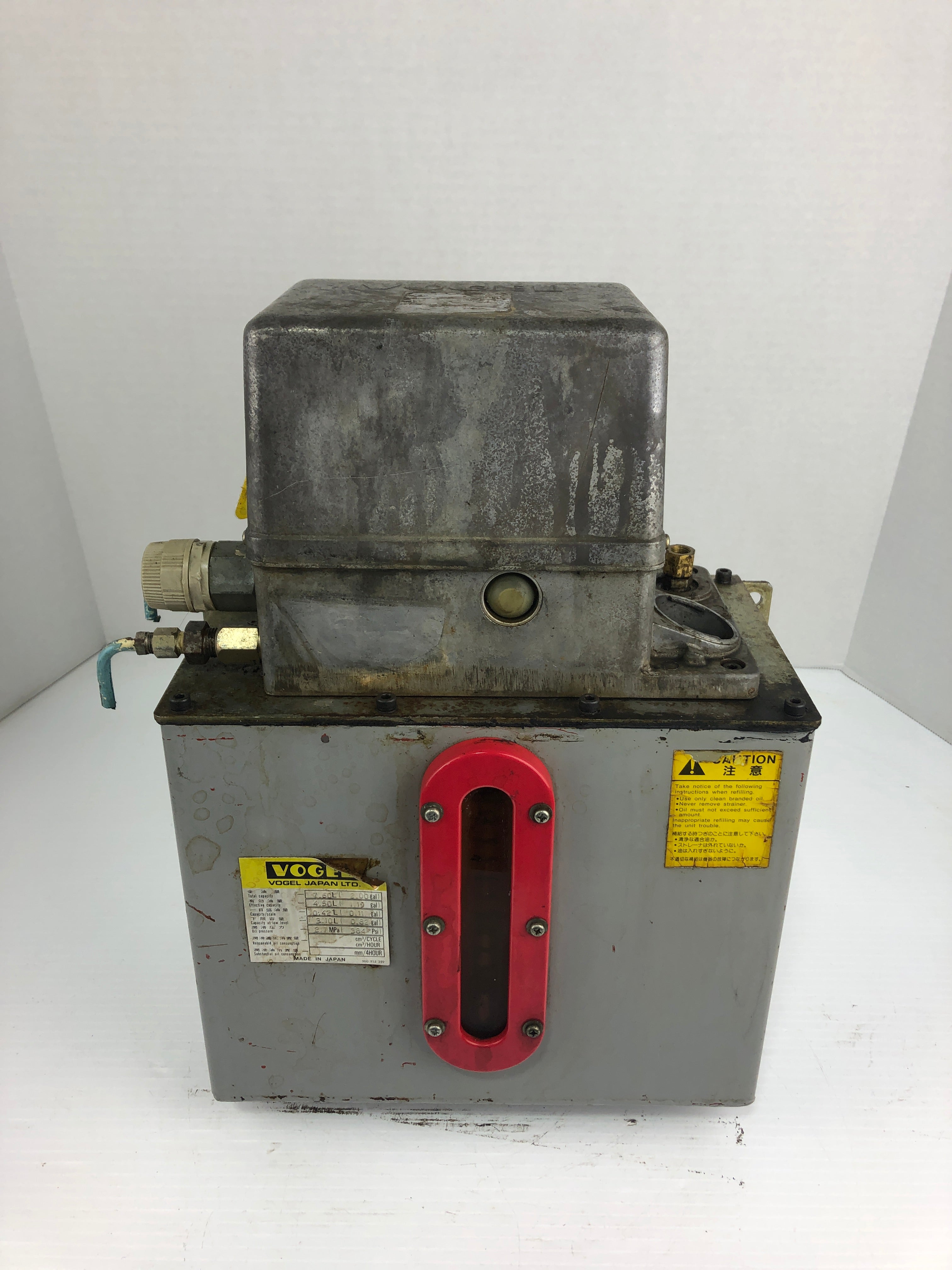 SKF Vogel 900 915 289 Lubrication Unit 2.7 MPa 7.6L/2.0gal Capacity