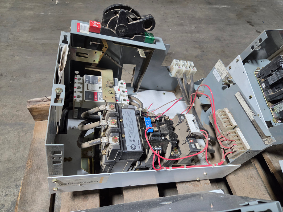 Allen-Bradley MCC Bucket 2113B Size 3 100A Breaker 30HP 3PH 480V 60Hz - No Door